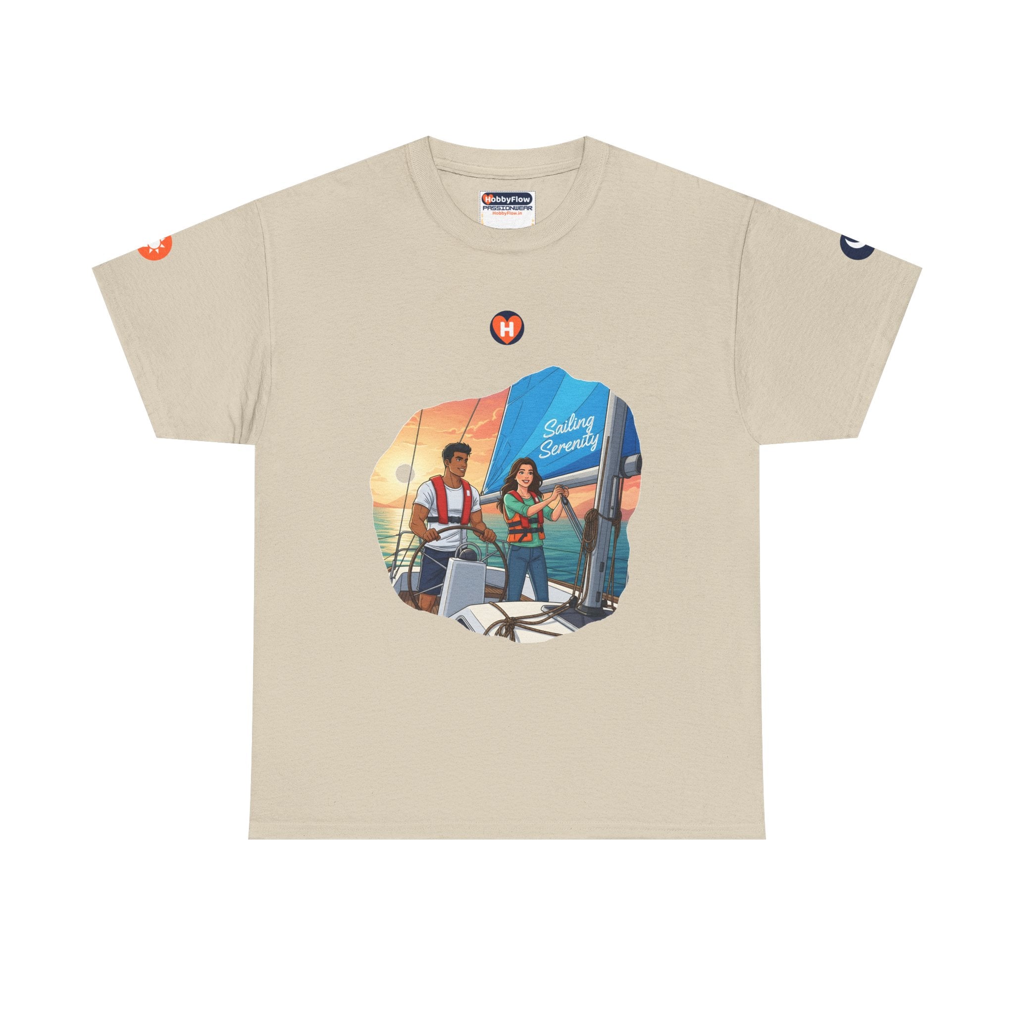 HobbyFlow #12 Sailing Tee - Essential Sports & Adventure Wear: Ride the Waves, Kiss the Sky!