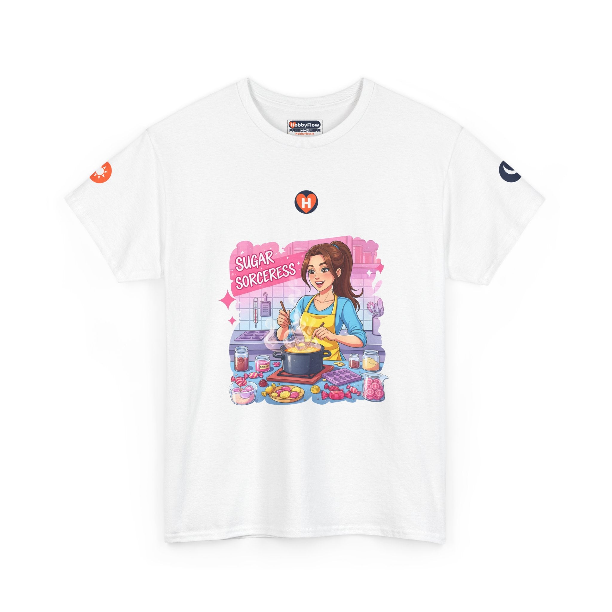HobbyFlow #236 Candy making Tee - Essential Food & Drink Wear: Craft Sweetness, Stir Enchanting Delights!