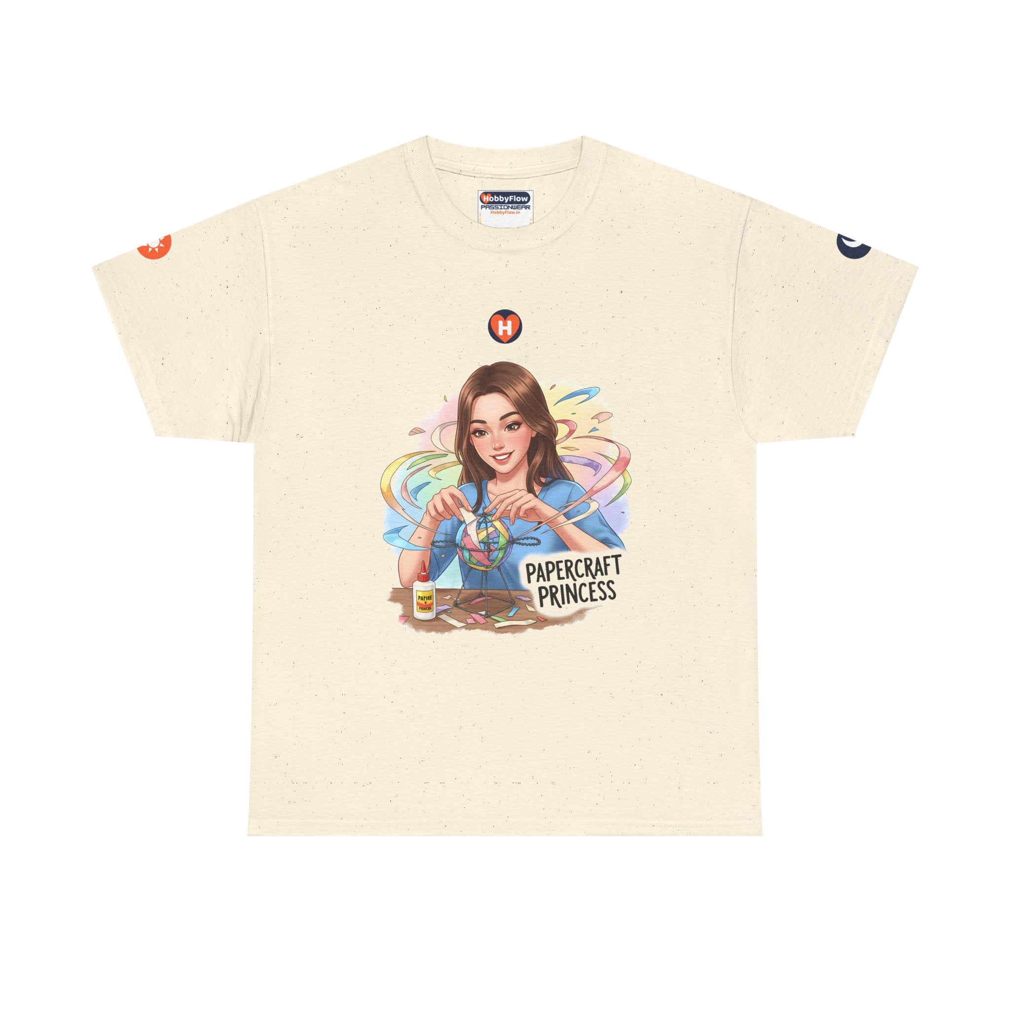 HobbyFlow #118 Paper mâché Tee - Essential Creative Arts & Crafts Wear: Craft Quiet, Unleash the Undying Echo!