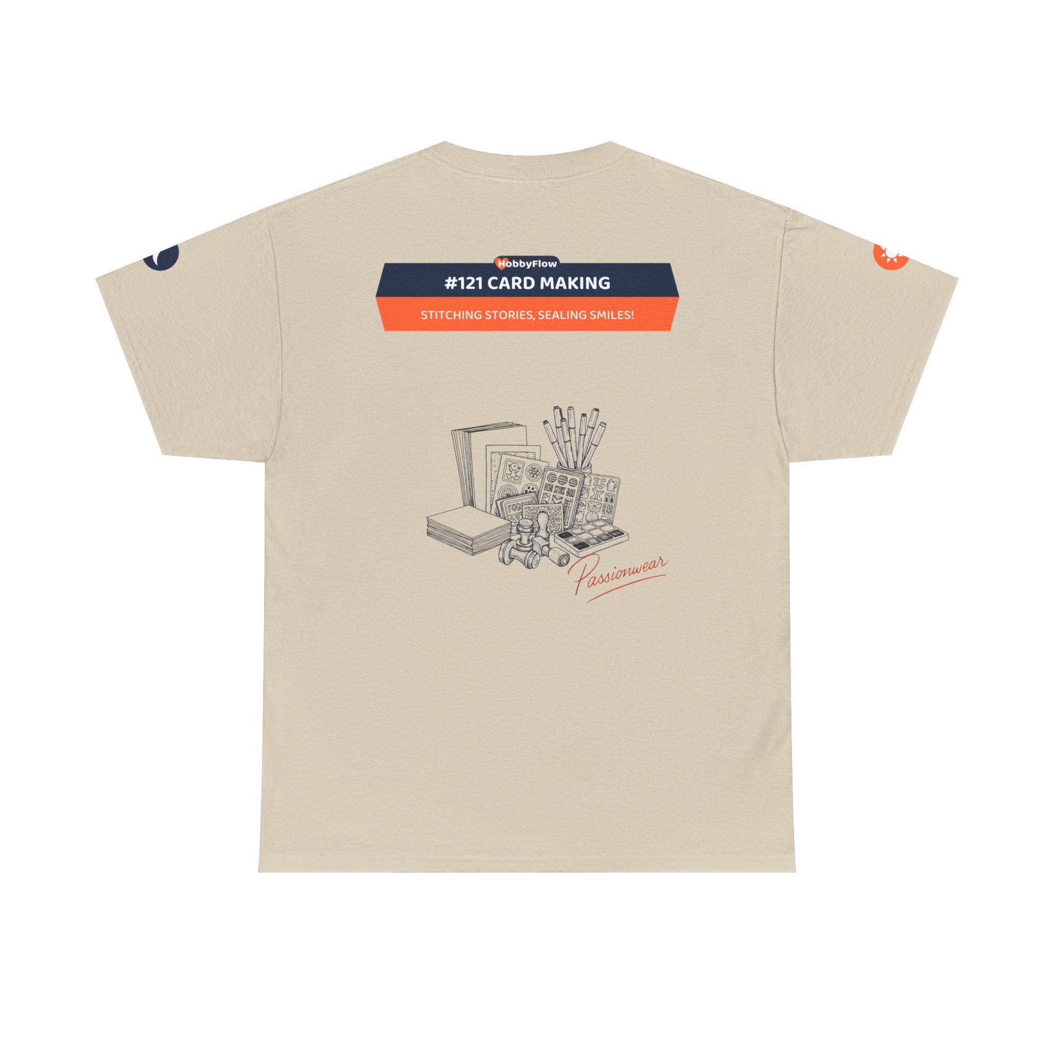 HobbyFlow #121 Card making Tee - Essential Creative Arts & Crafts Wear: Stitching Stories, Sealing Smiles!