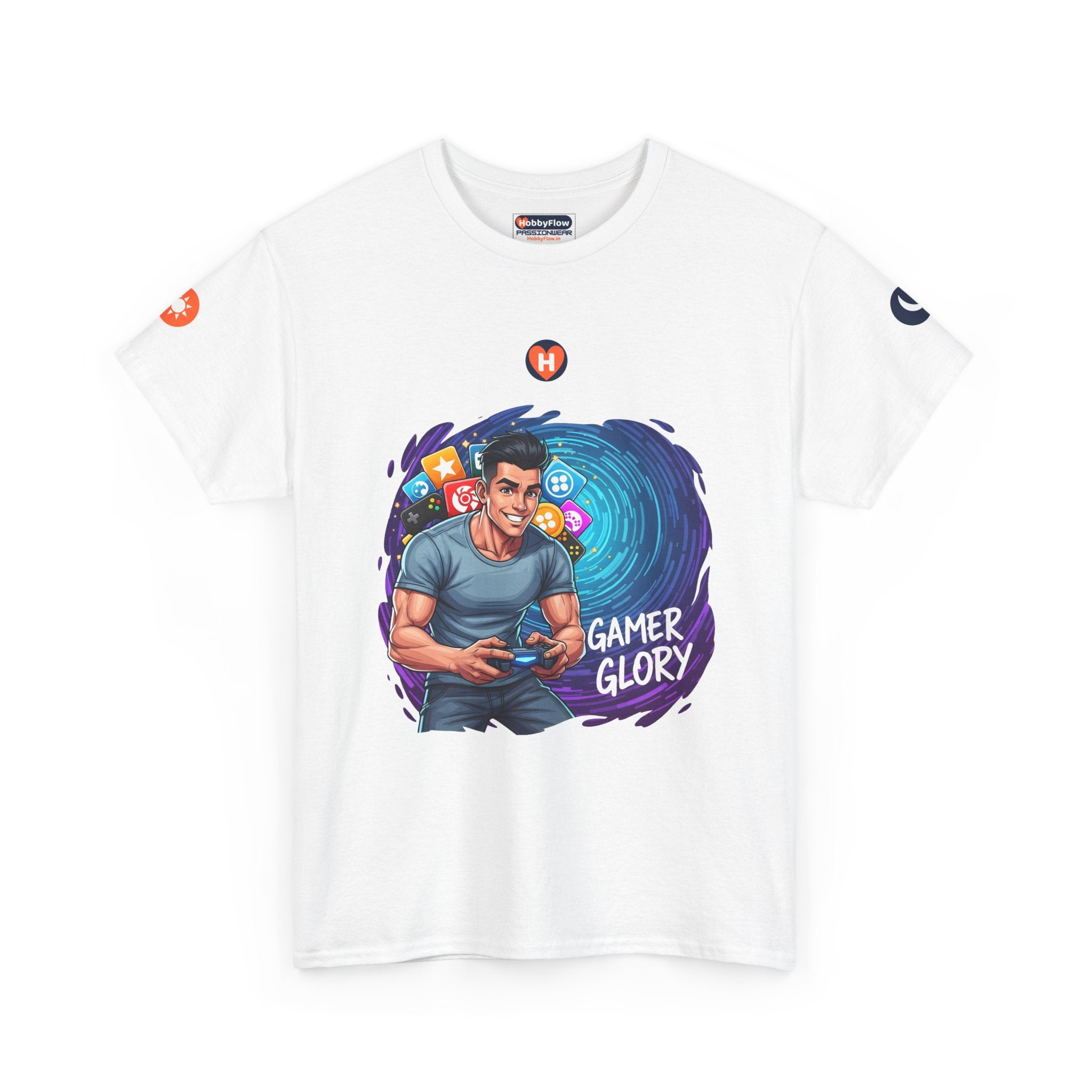 HobbyFlow #184 Video games Tee - Essential Games & Collecting Wear: Victory's Pulse, Pixels into Passion.