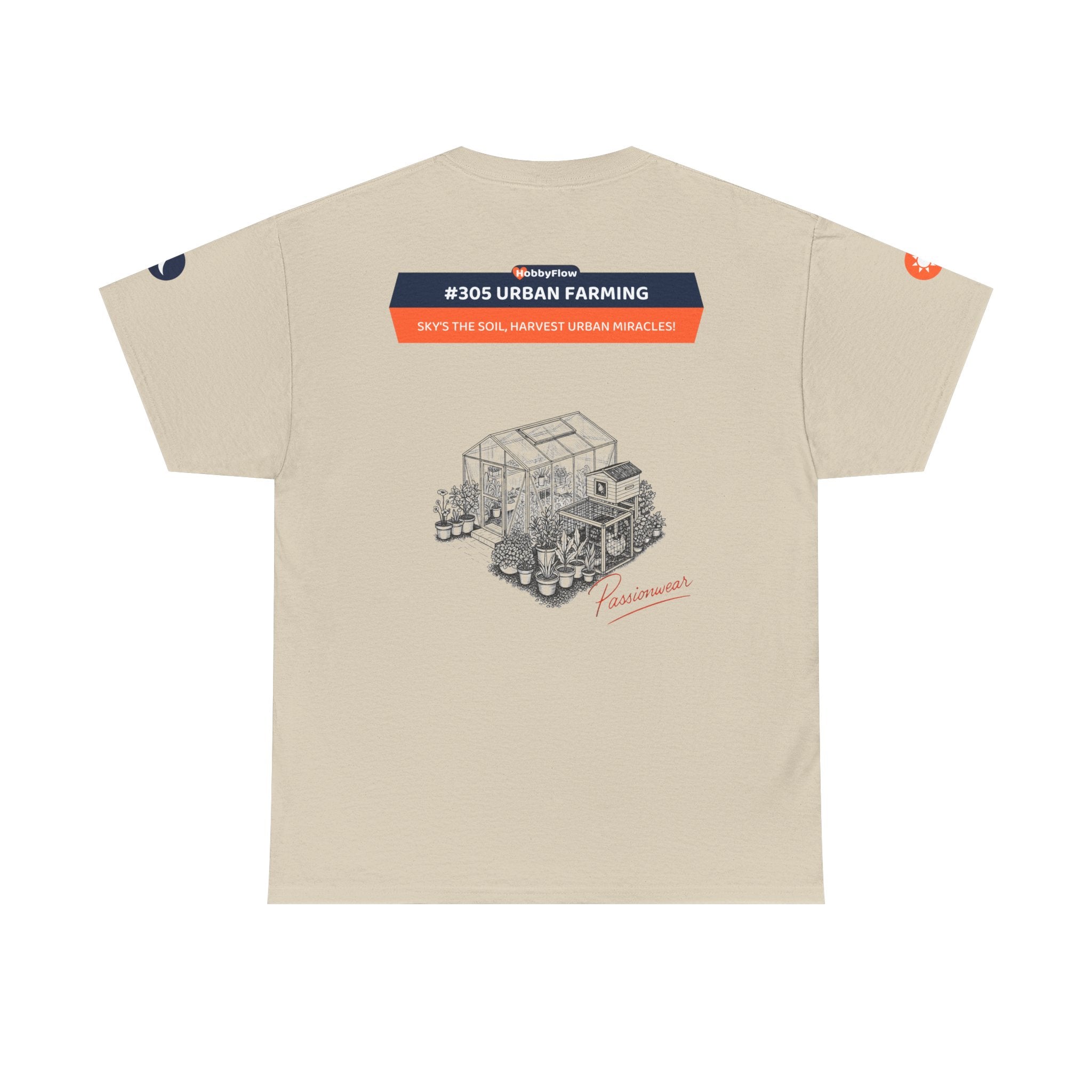 HobbyFlow #305 Urban farming Tee - Essential Animals & Pets Wear: Sky's the Soil, Harvest Urban Miracles!