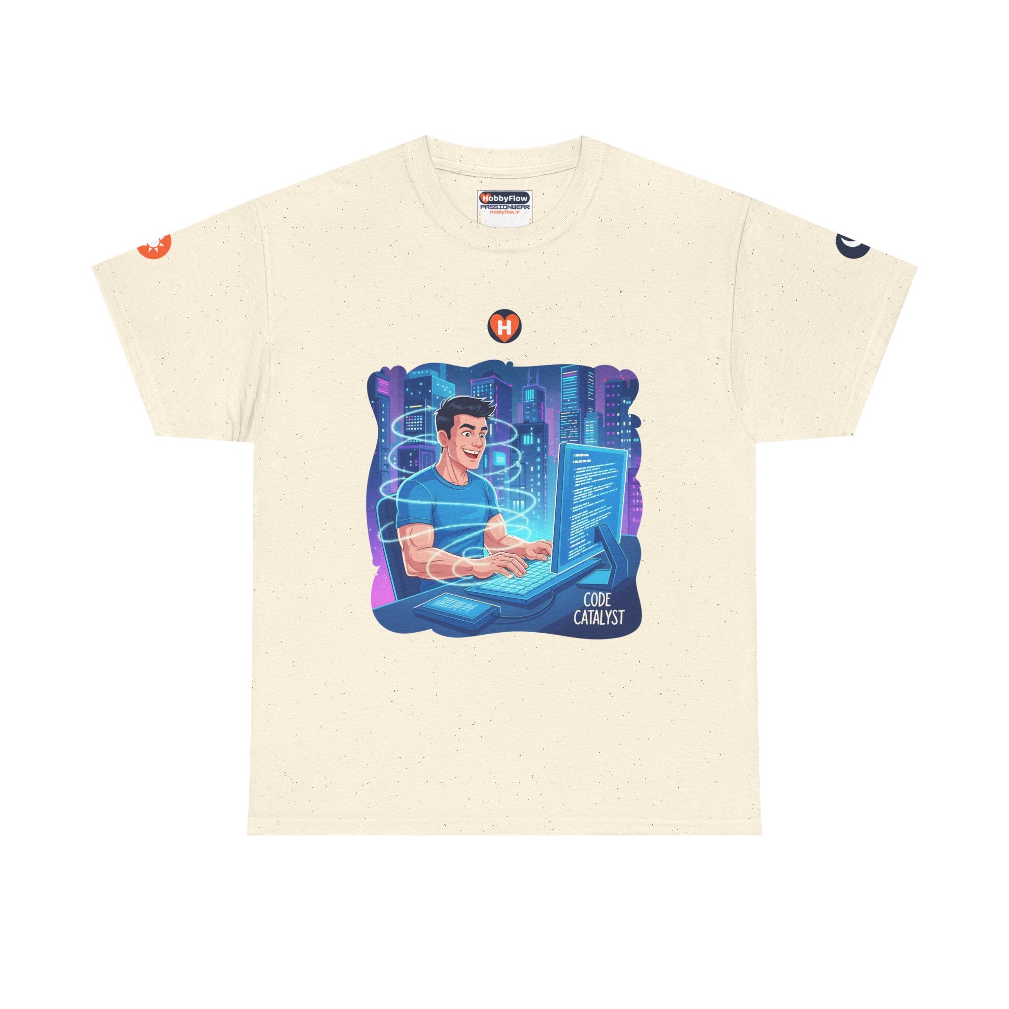 HobbyFlow #221 Software development Tee - Essential Technology & DIY Wear: Dream in Code, Awaken Possibilities!