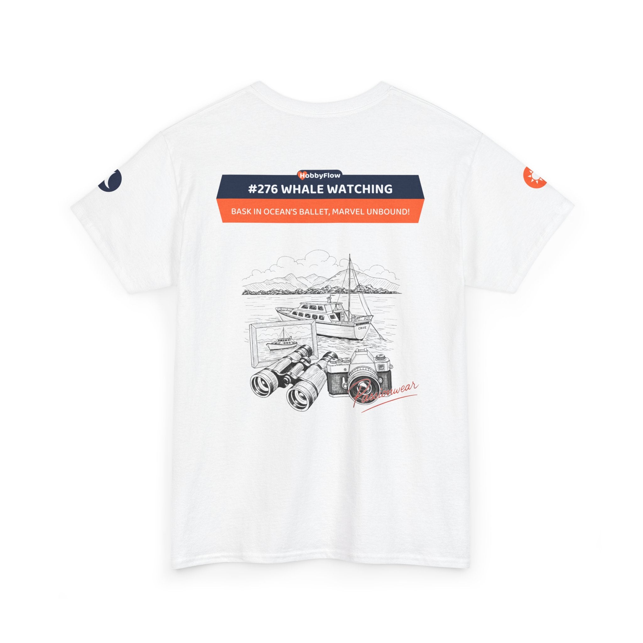HobbyFlow #276 Whale watching Tee - Essential Gardening & Nature Wear: Bask in Ocean's Ballet, Marvel Unbound!