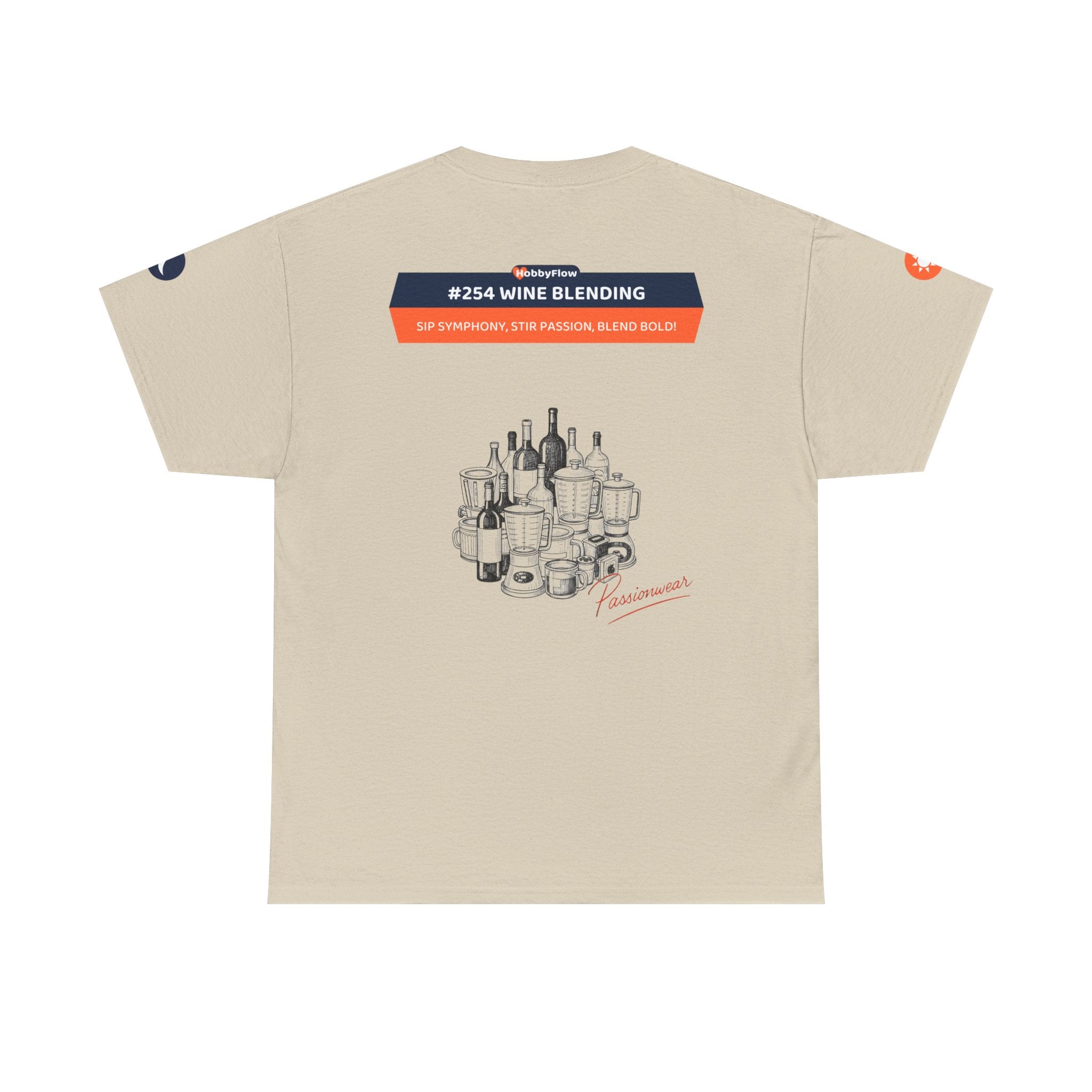 HobbyFlow #254 Wine blending Tee - Essential Food & Drink Wear: Sip Symphony, Stir Passion, Blend Bold!