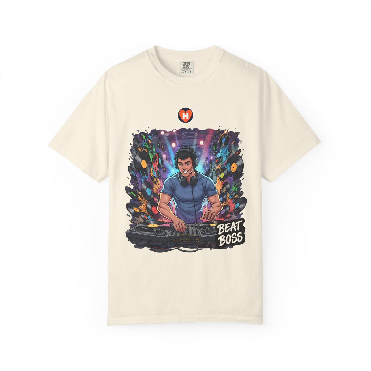 HobbyFlow Mens Essential Vinyl DJing (DJ for turntables) Passionwear
