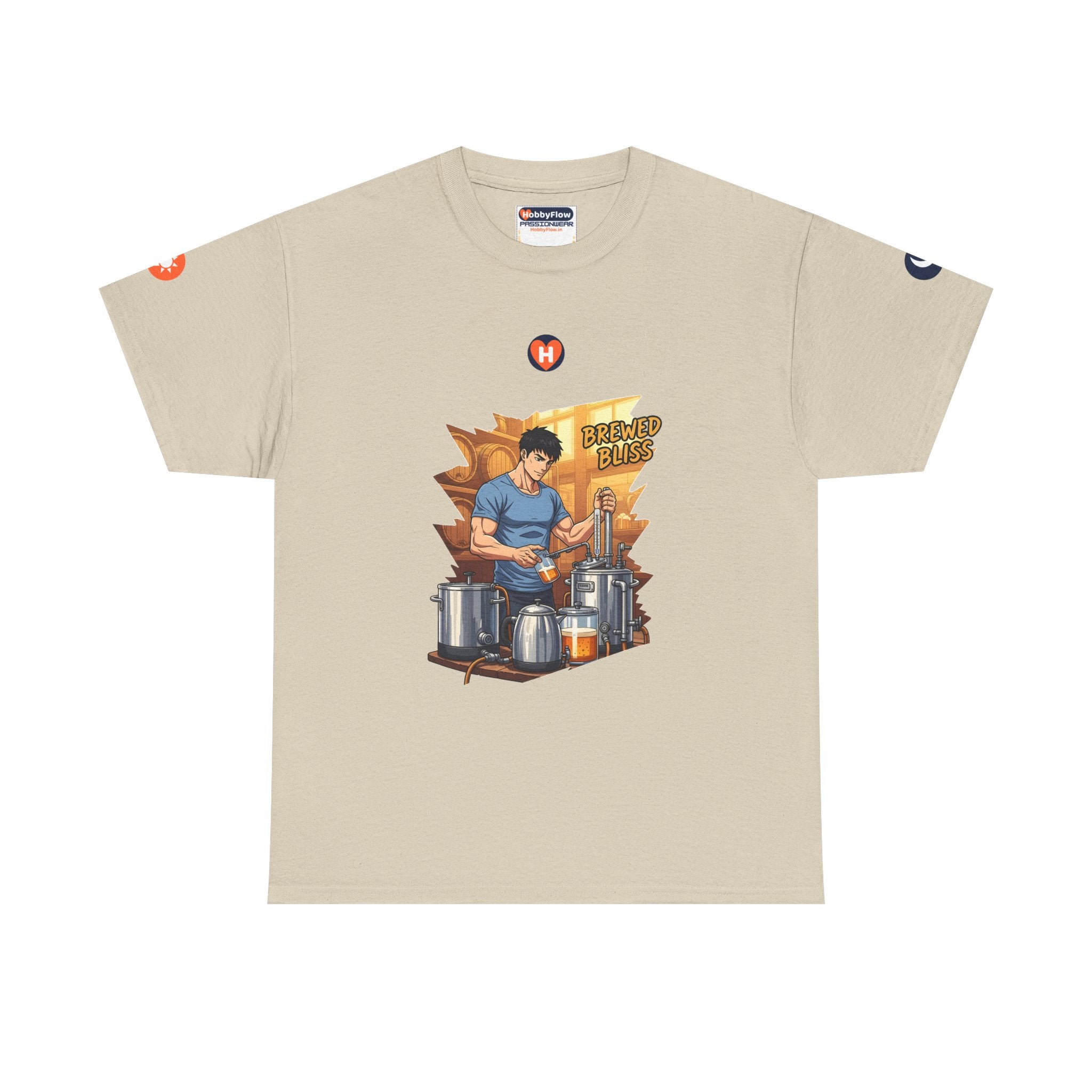 HobbyFlow #241 Beer brewing Tee - Essential Food & Drink Wear: Hop in Heart, Pour Pure Pleasure!