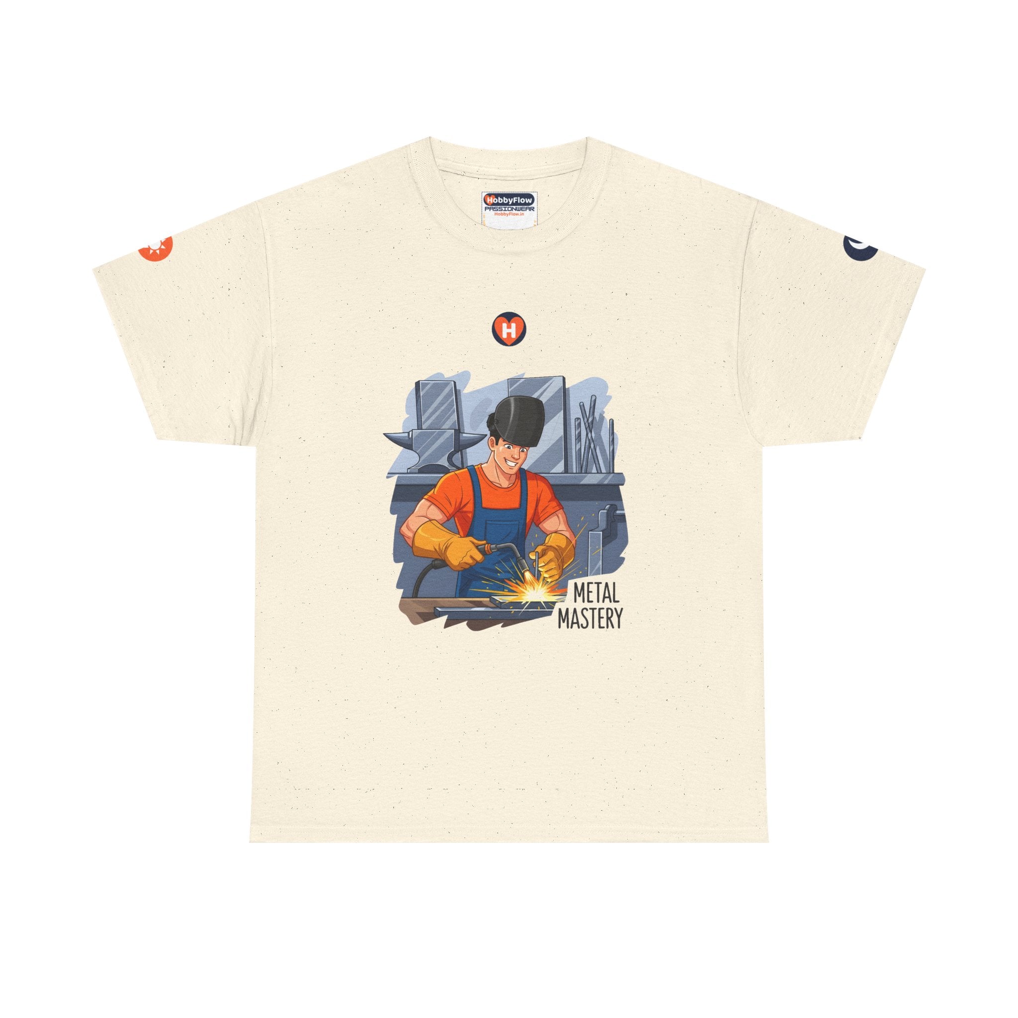 HobbyFlow #105 Metalworking Tee - Essential Creative Arts & Crafts Wear: Chisel the Chaos, Forge the Fantastic!