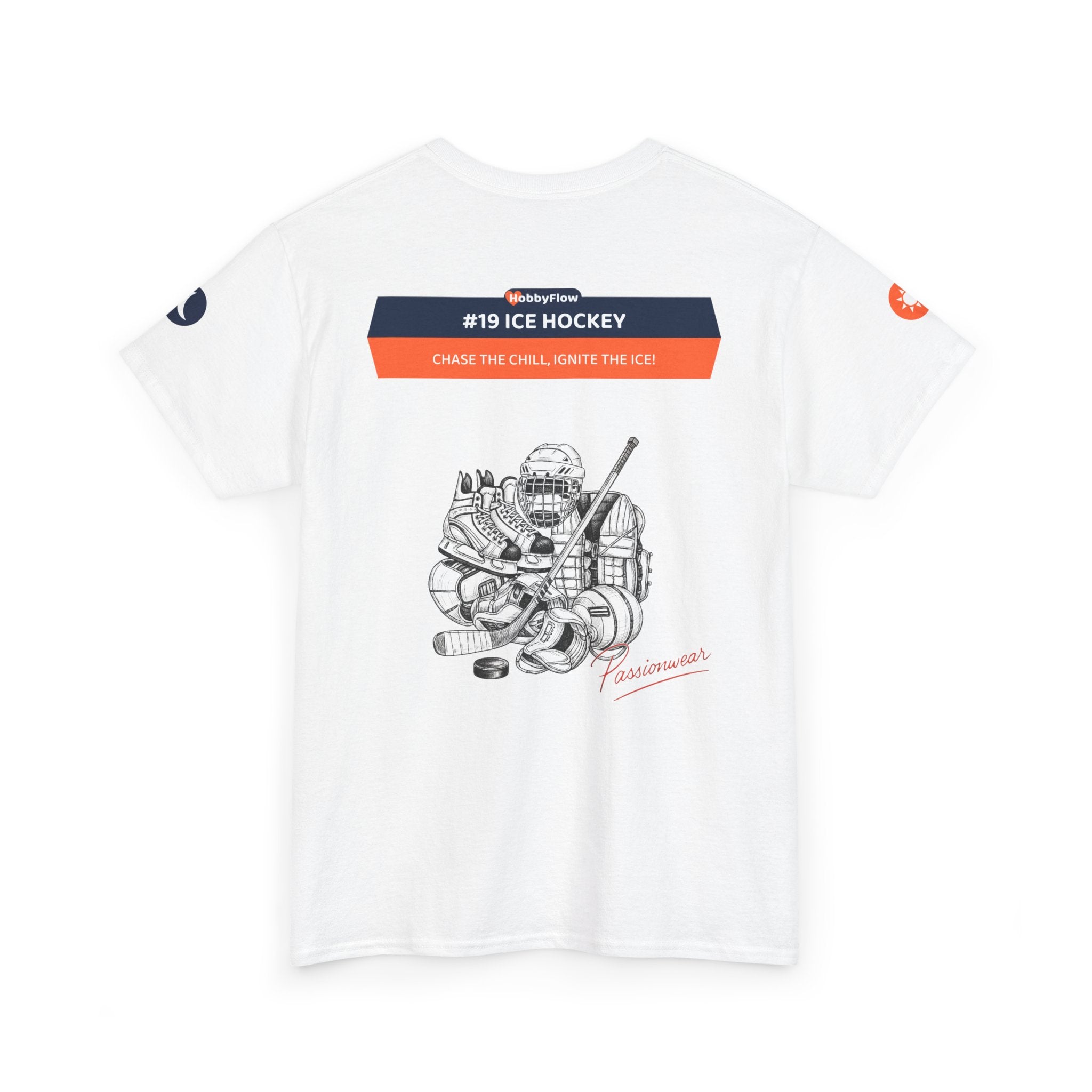 HobbyFlow #19 Ice hockey Tee - Essential Sports & Adventure Wear: Chase the Chill, Ignite the Ice!