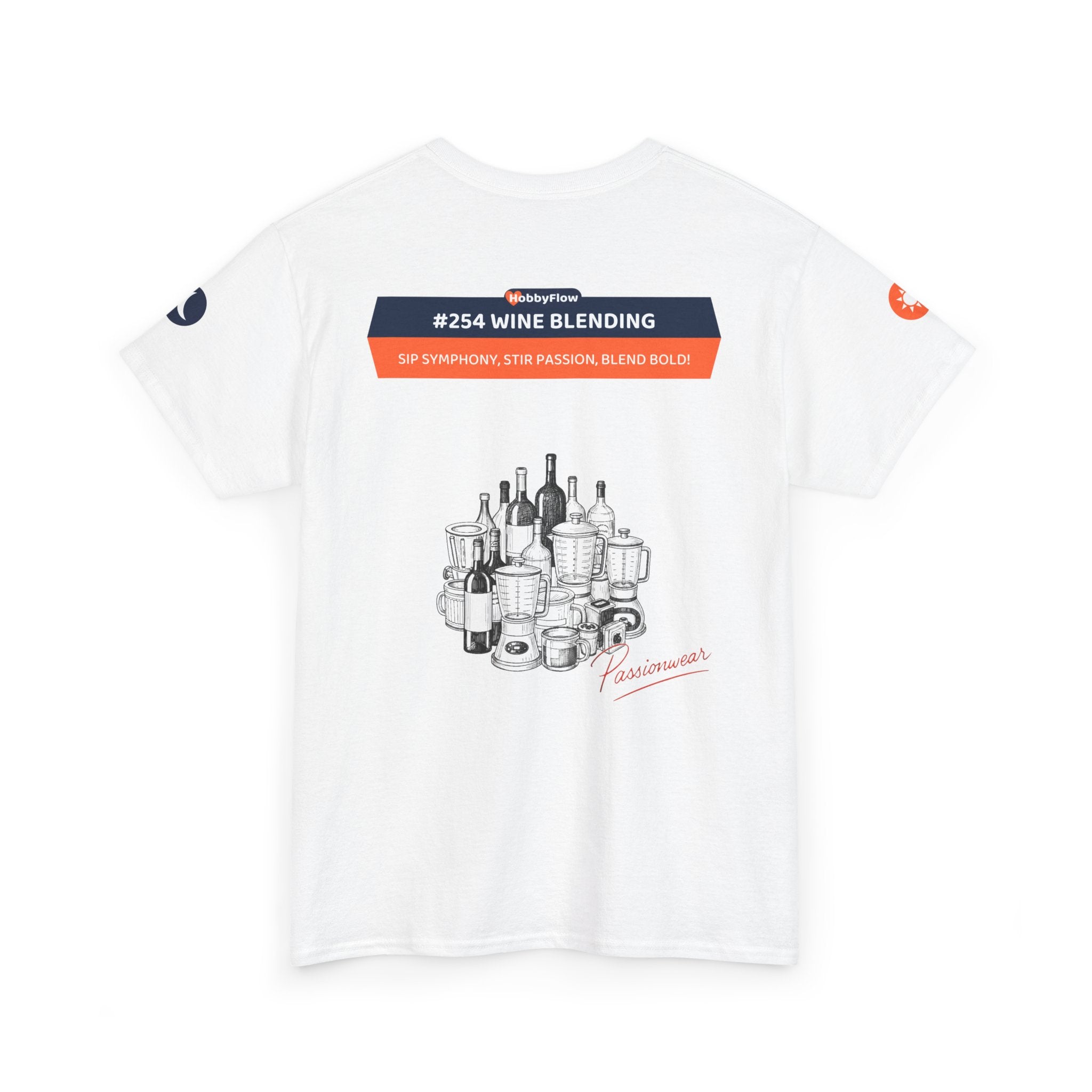 HobbyFlow #254 Wine blending Tee - Essential Food & Drink Wear: Sip Symphony, Stir Passion, Blend Bold!