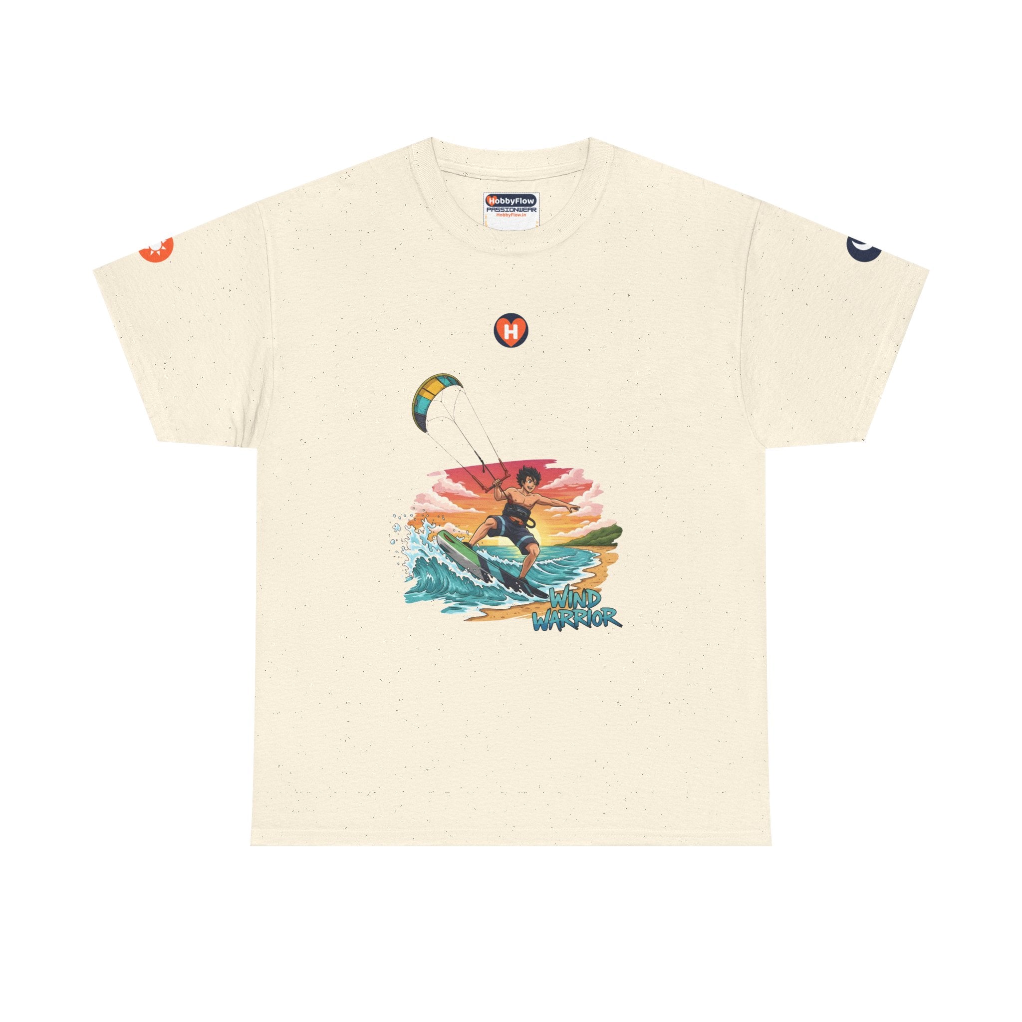 HobbyFlow #14 Kiteboarding Tee - Essential Sports & Adventure Wear: Dance with Gusts, Glide on Crests!