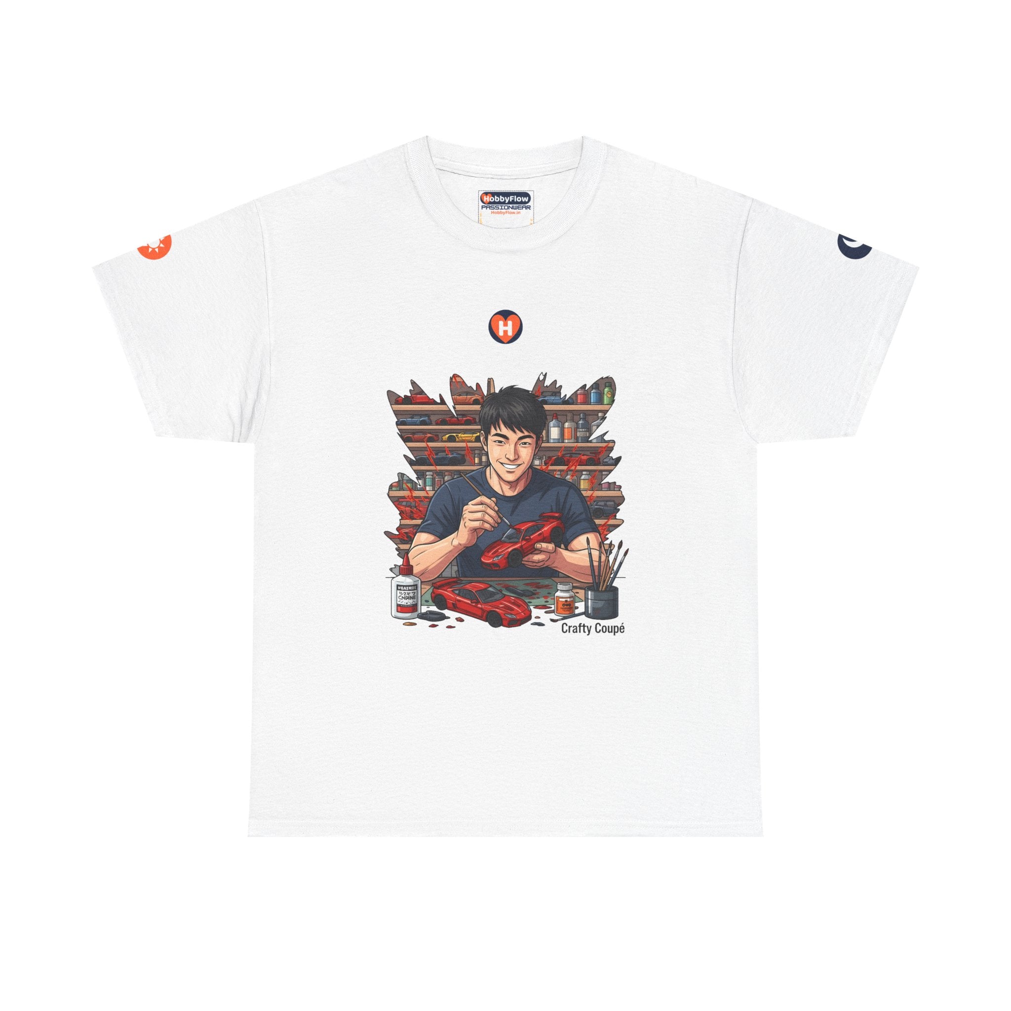 HobbyFlow #192 Model cars Tee - Essential Games & Collecting Wear: Crafted Precision, Miniature Majesty!