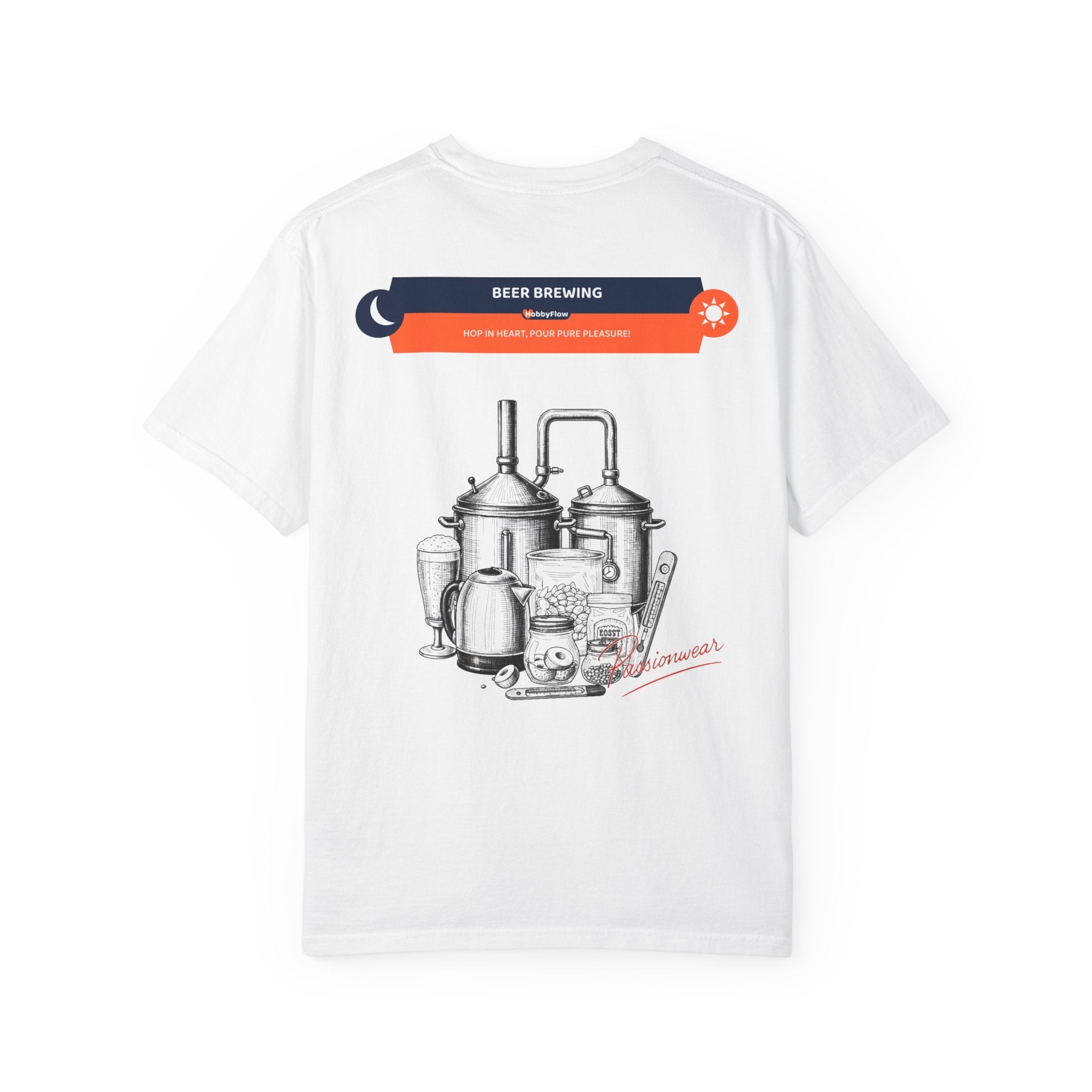 HobbyFlow Mens Essential Beer brewing Passionwear
