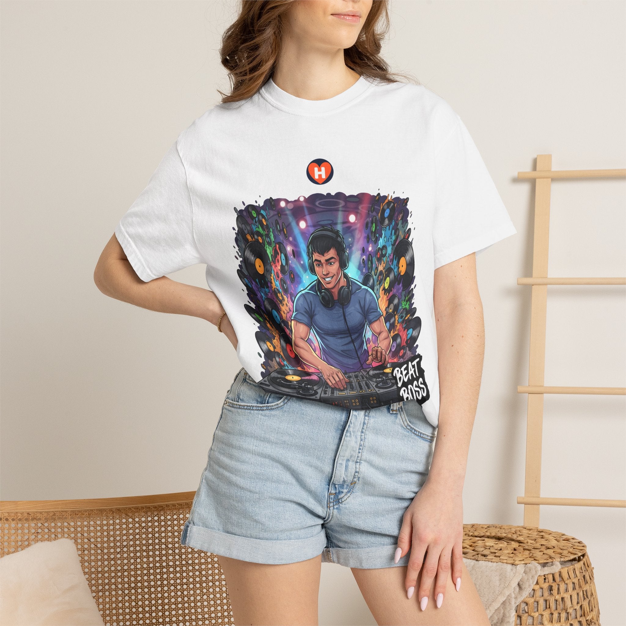 HobbyFlow Mens Essential Vinyl DJing (DJ for turntables) Passionwear