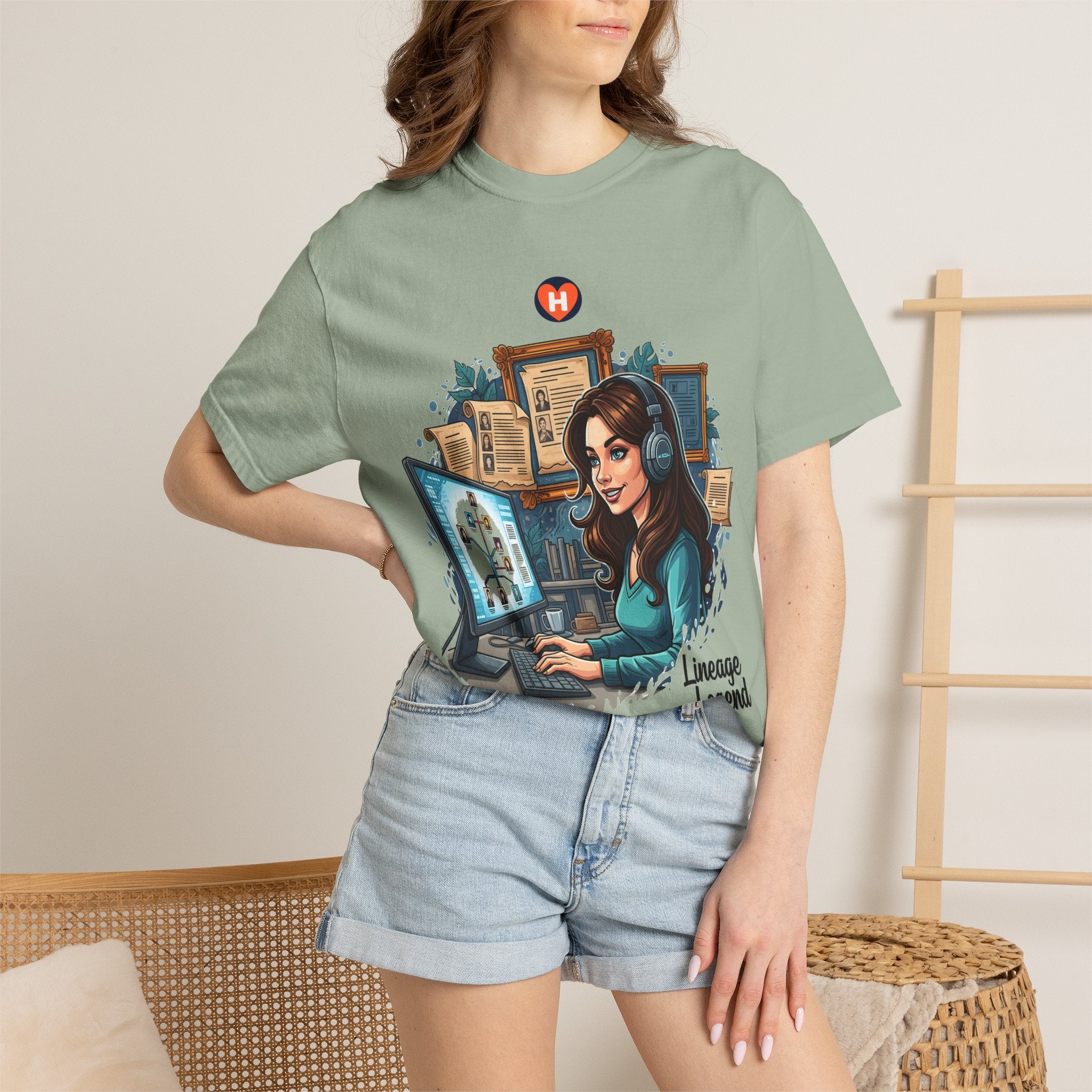 HobbyFlow Womens Essential Genealogy Passionwear