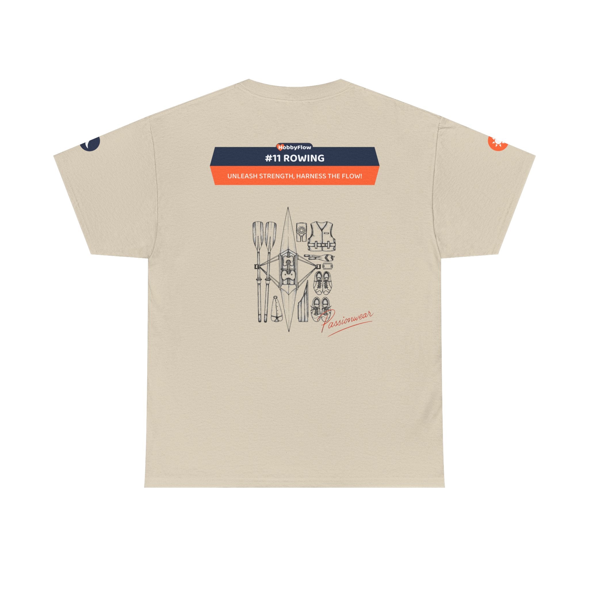 HobbyFlow #11 Rowing Tee - Essential Sports & Adventure Wear: Unleash Strength, Harness the Flow!