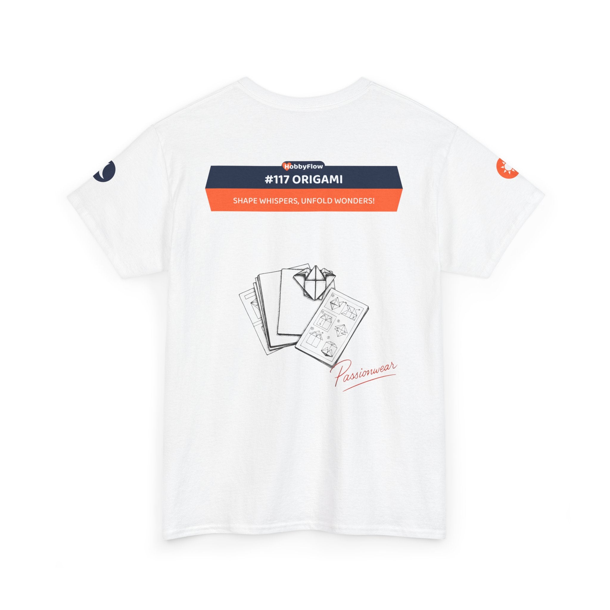 HobbyFlow #117 Origami Tee - Essential Creative Arts & Crafts Wear: Shape Whispers, Unfold Wonders!