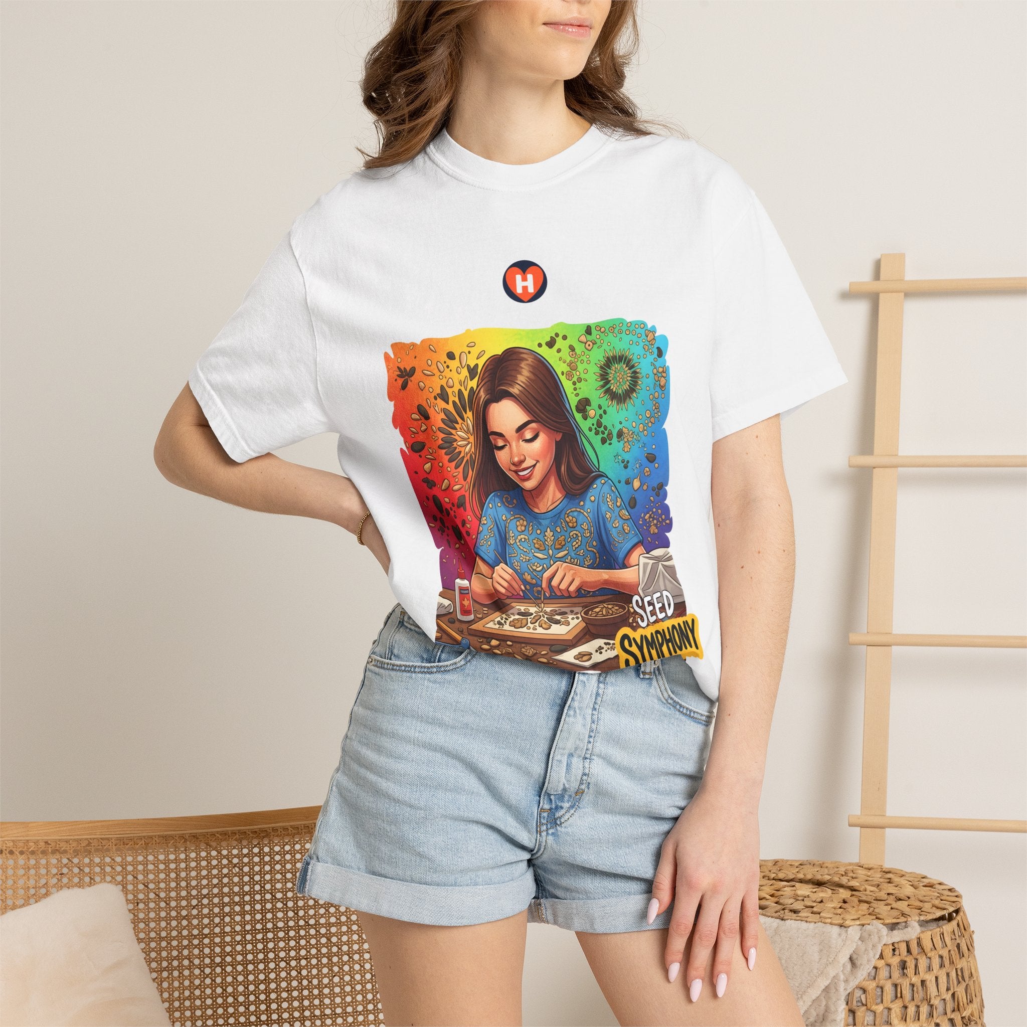 HobbyFlow Womens Essential Seed art Passionwear