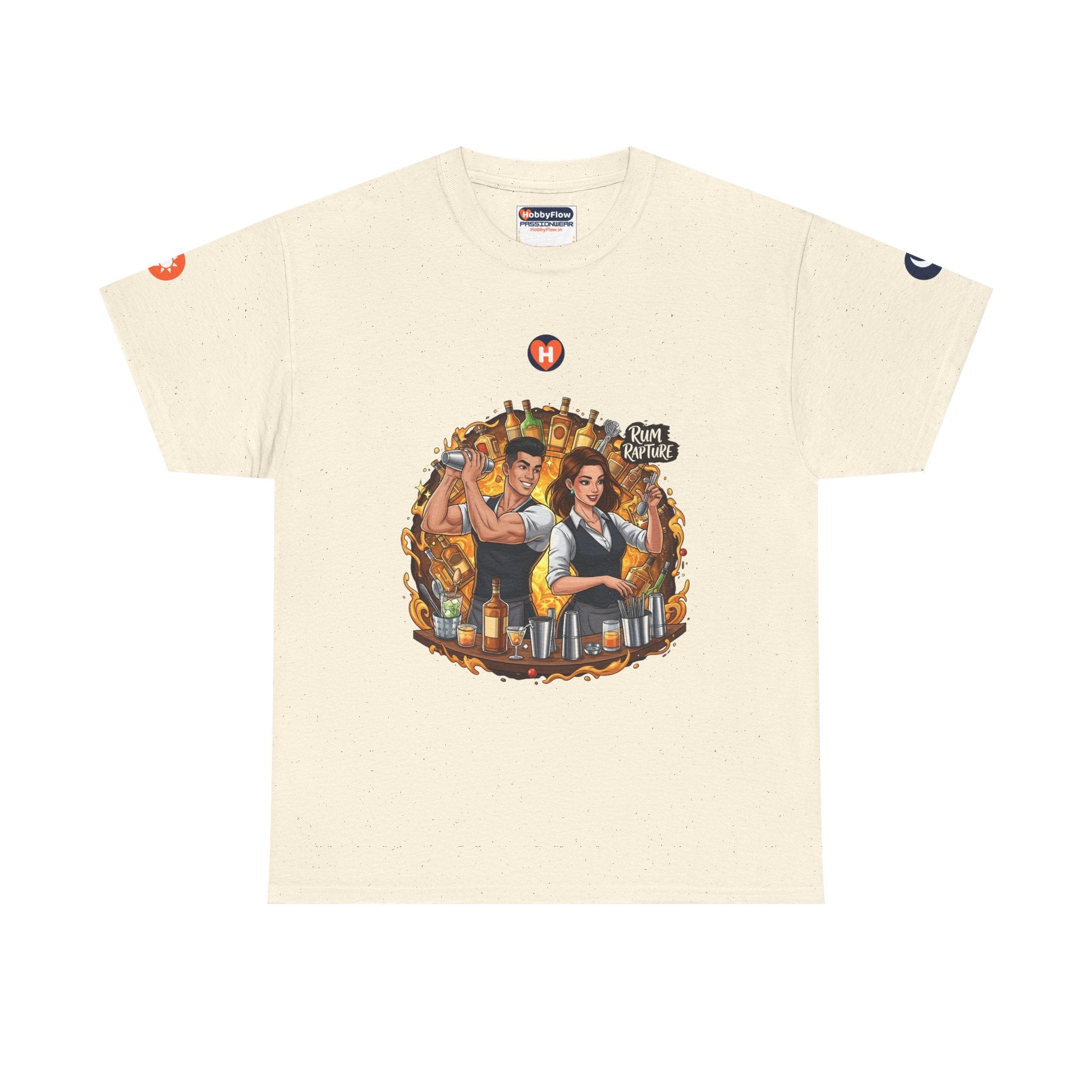 HobbyFlow #253 Mixology (Bartending) Tee - Essential Food & Drink Wear: Unleash Waves, Savor Liquid Symphony!