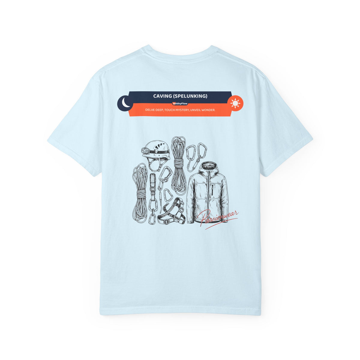 HobbyFlow Mens Essential Caving (Spelunking) Passionwear