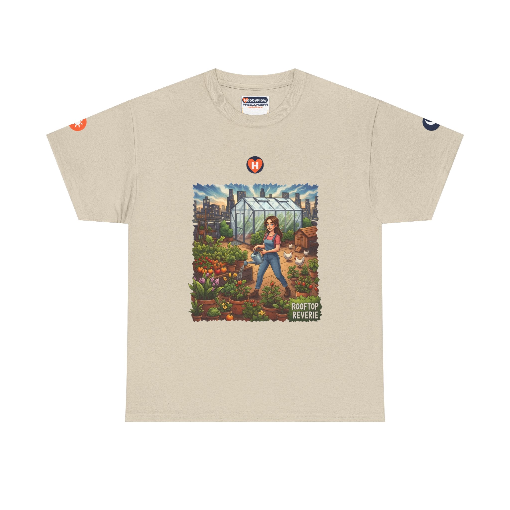 HobbyFlow #305 Urban farming Tee - Essential Animals & Pets Wear: Sky's the Soil, Harvest Urban Miracles!