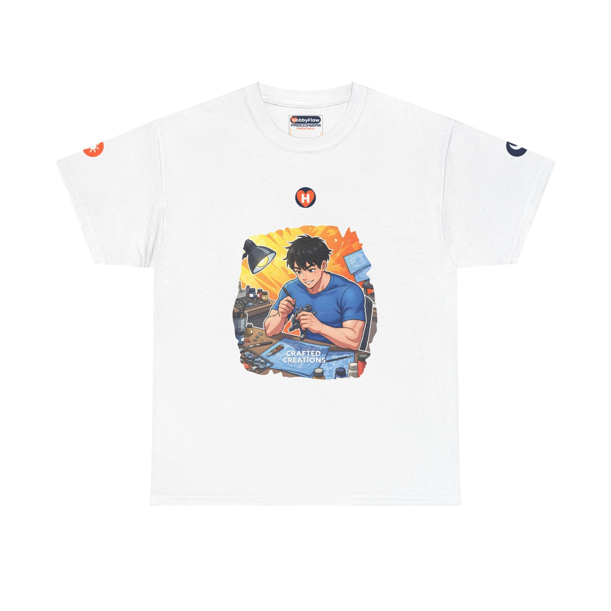 HobbyFlow #190 Model building Tee - Essential Games & Collecting Wear: Craft the Small, Echo the Grand!