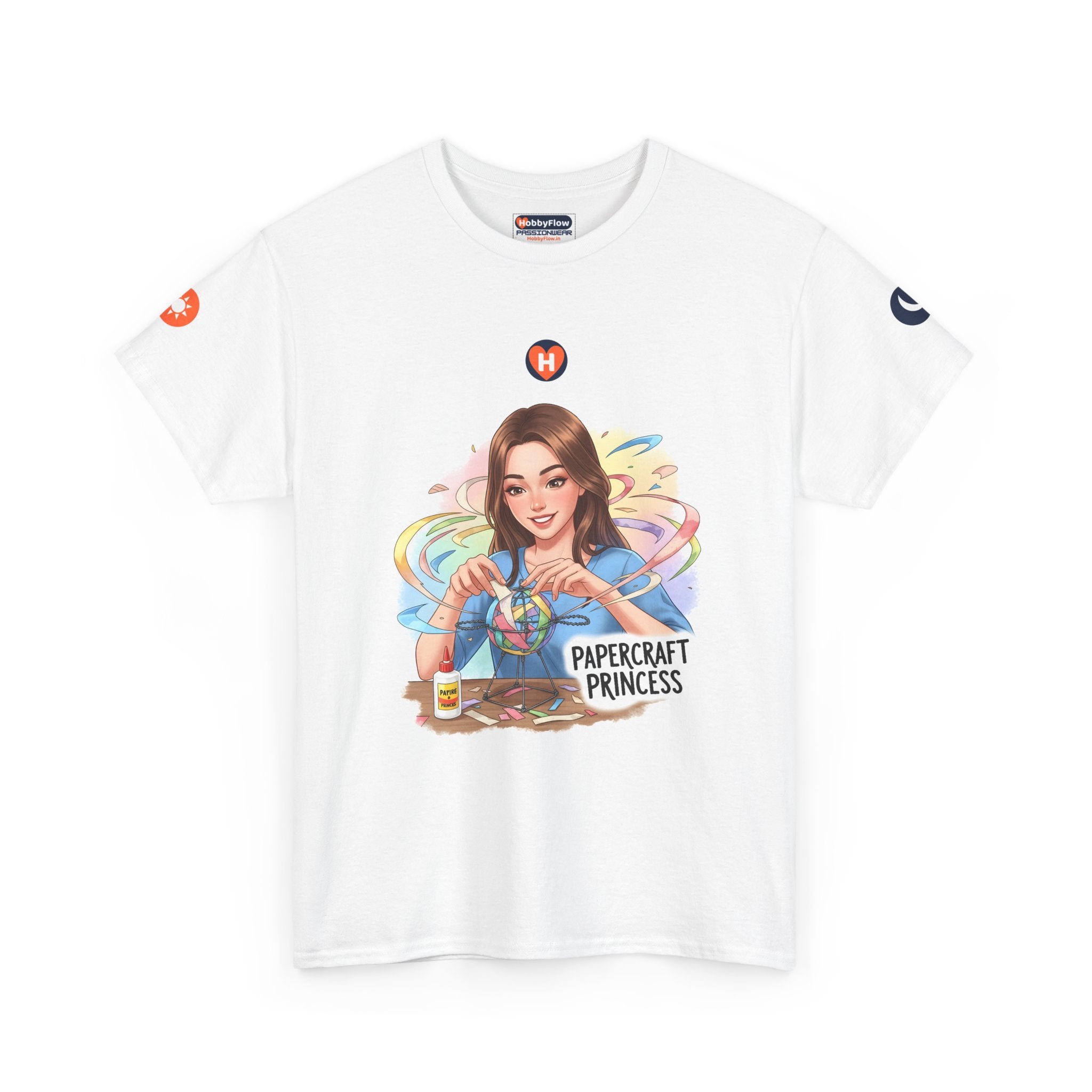 HobbyFlow #118 Paper mâché Tee - Essential Creative Arts & Crafts Wear: Craft Quiet, Unleash the Undying Echo!