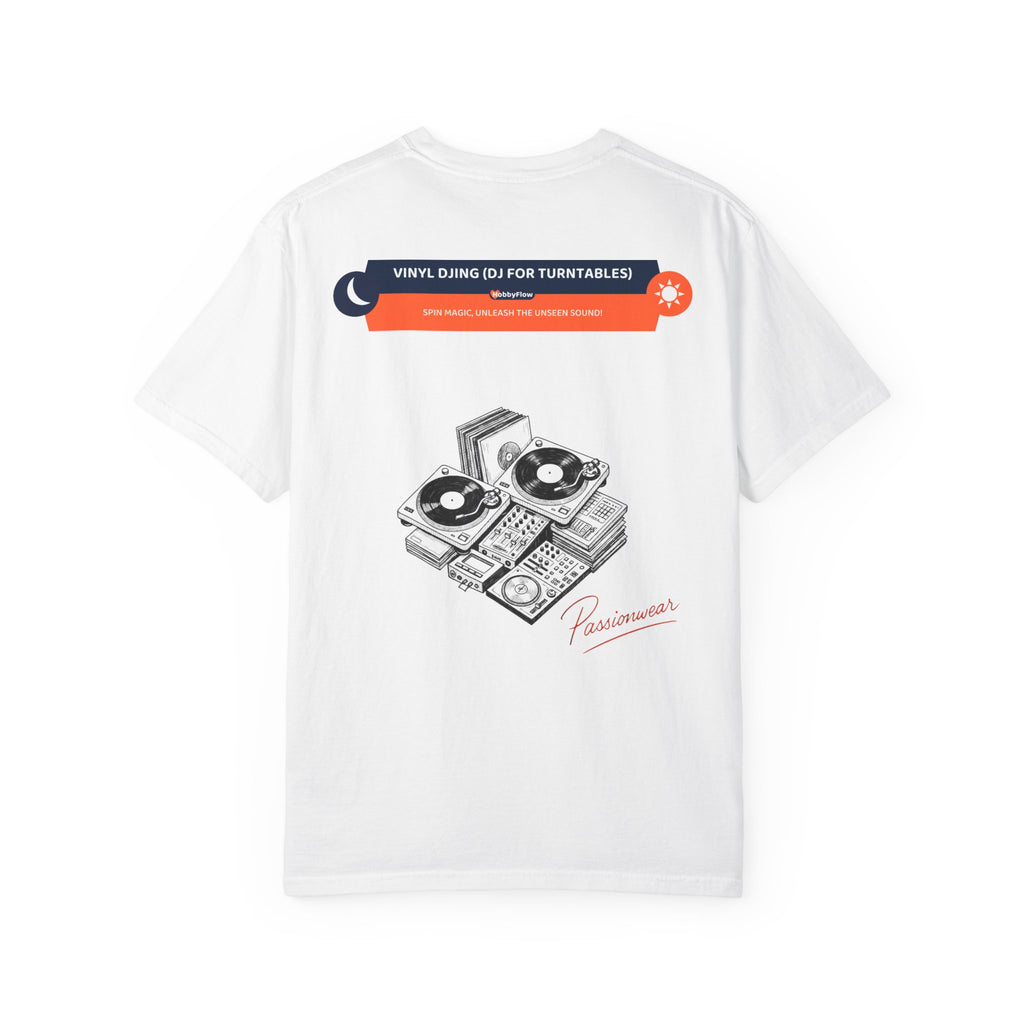 HobbyFlow Mens Essential Vinyl DJing (DJ for turntables) Passionwear