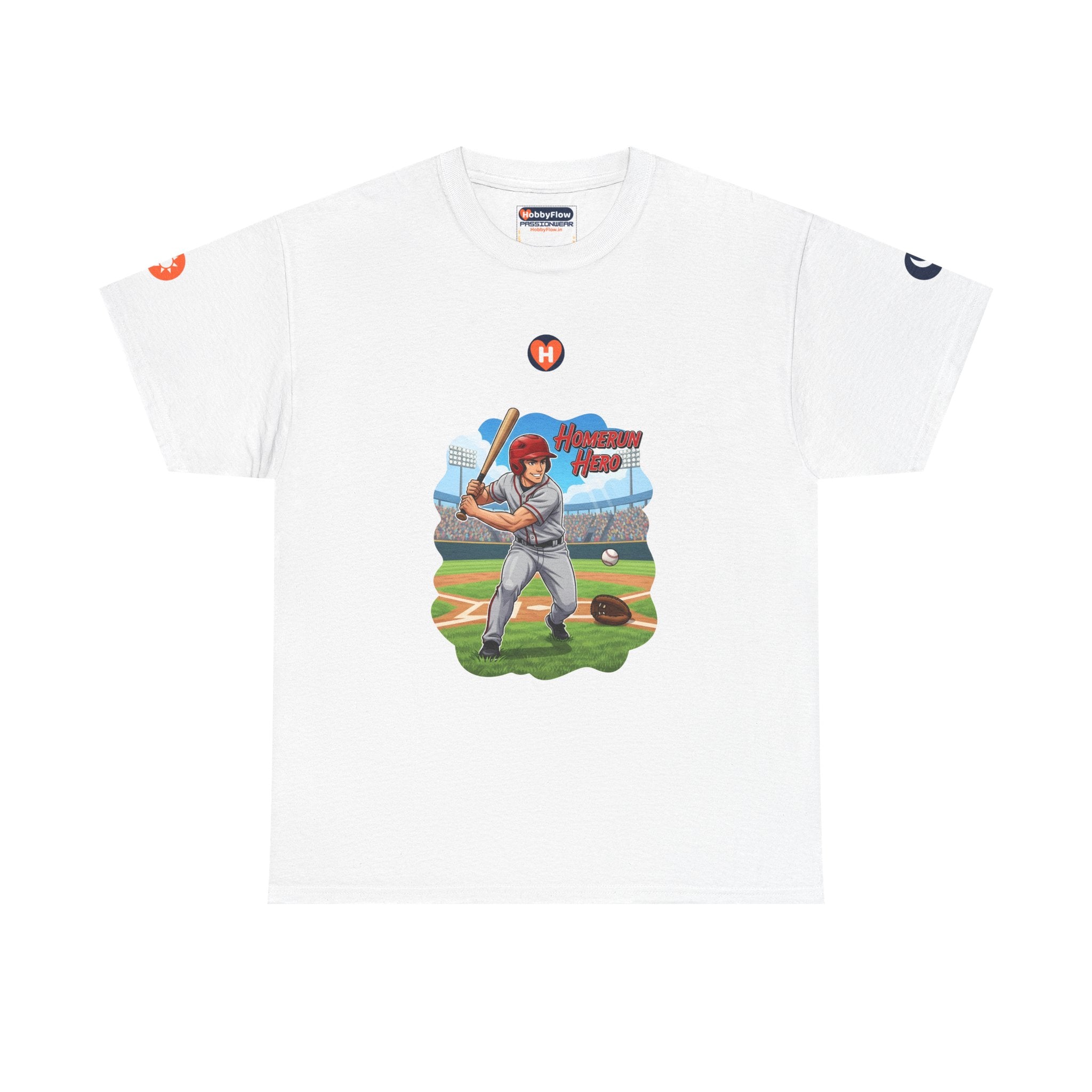 HobbyFlow #26 Baseball Tee - Essential Sports & Adventure Wear: Crack the Sky, Stir the Fire Within!