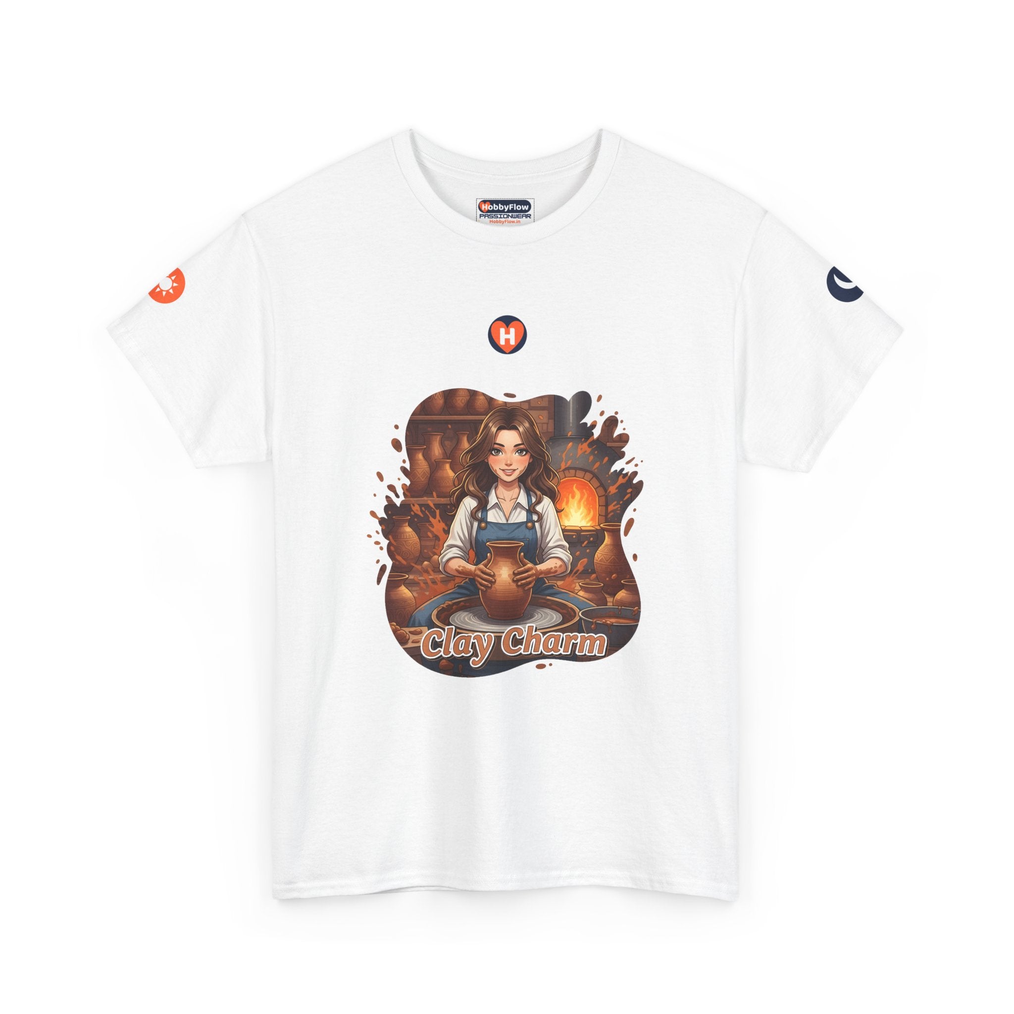 HobbyFlow #101 Pottery Tee - Essential Creative Arts & Crafts Wear: Shape Harmony, Mould the Marvelous!