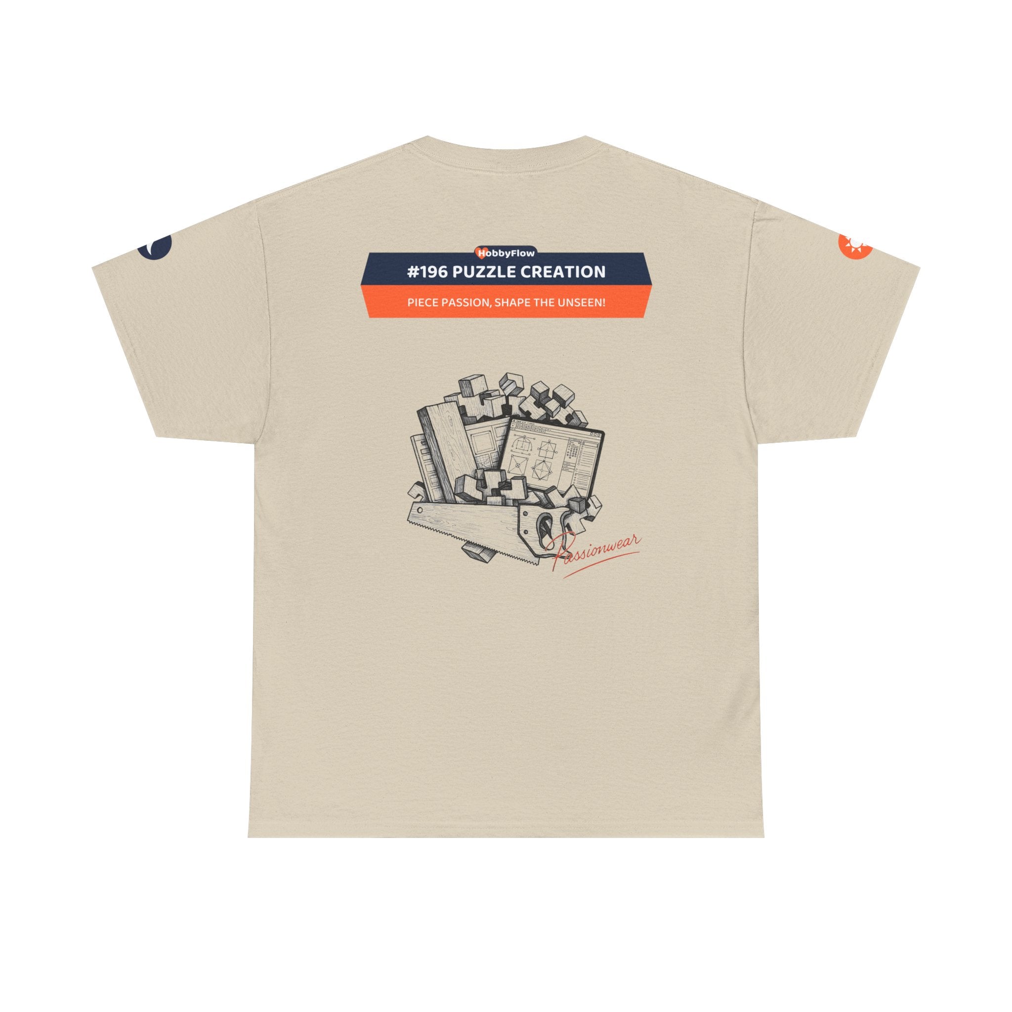 HobbyFlow #196 Puzzle creation Tee - Essential Games & Collecting Wear: Piece Passion, Shape the Unseen!