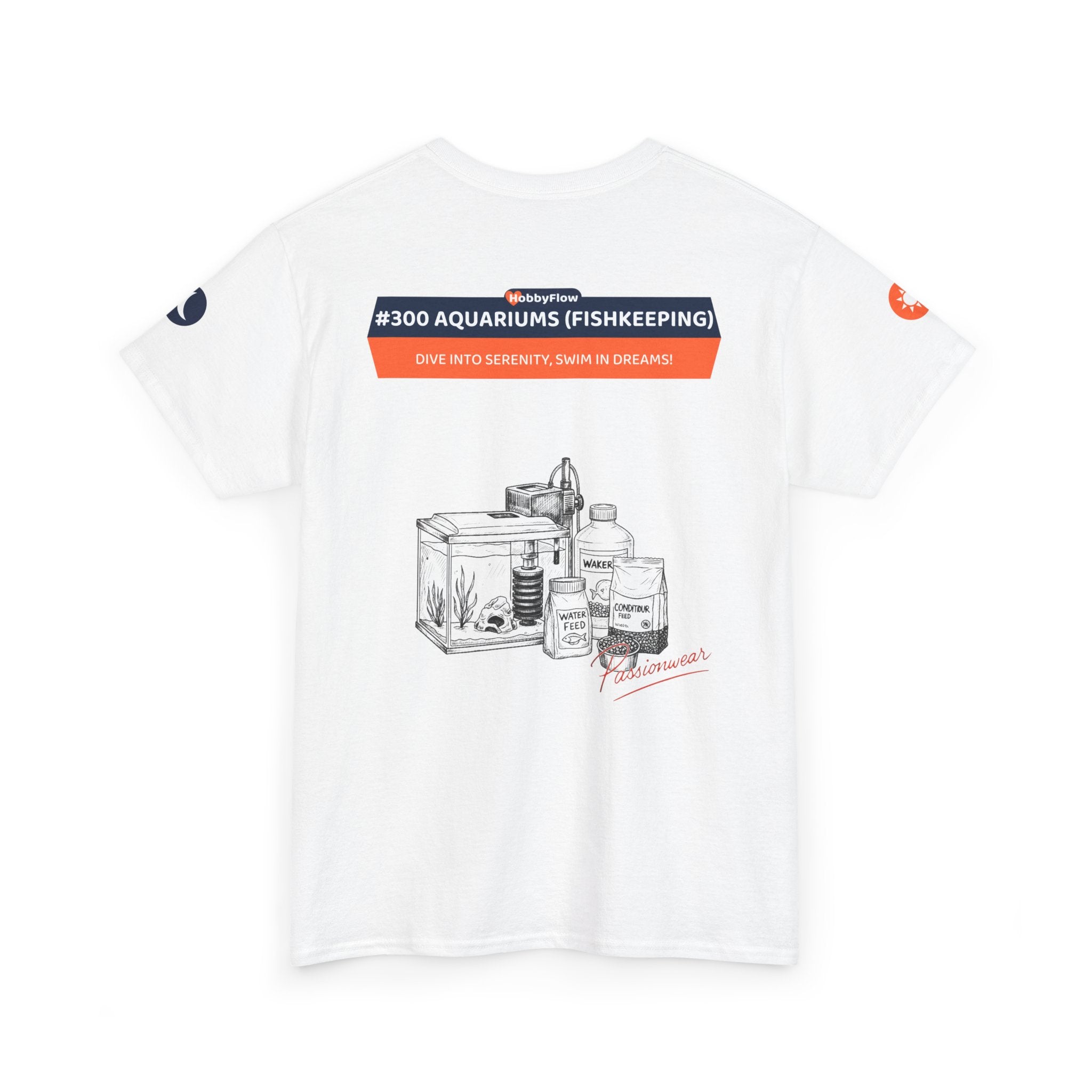 HobbyFlow #300 Aquariums (Fishkeeping) Tee - Essential Animals & Pets Wear: Dive into Serenity, Swim in Dreams!