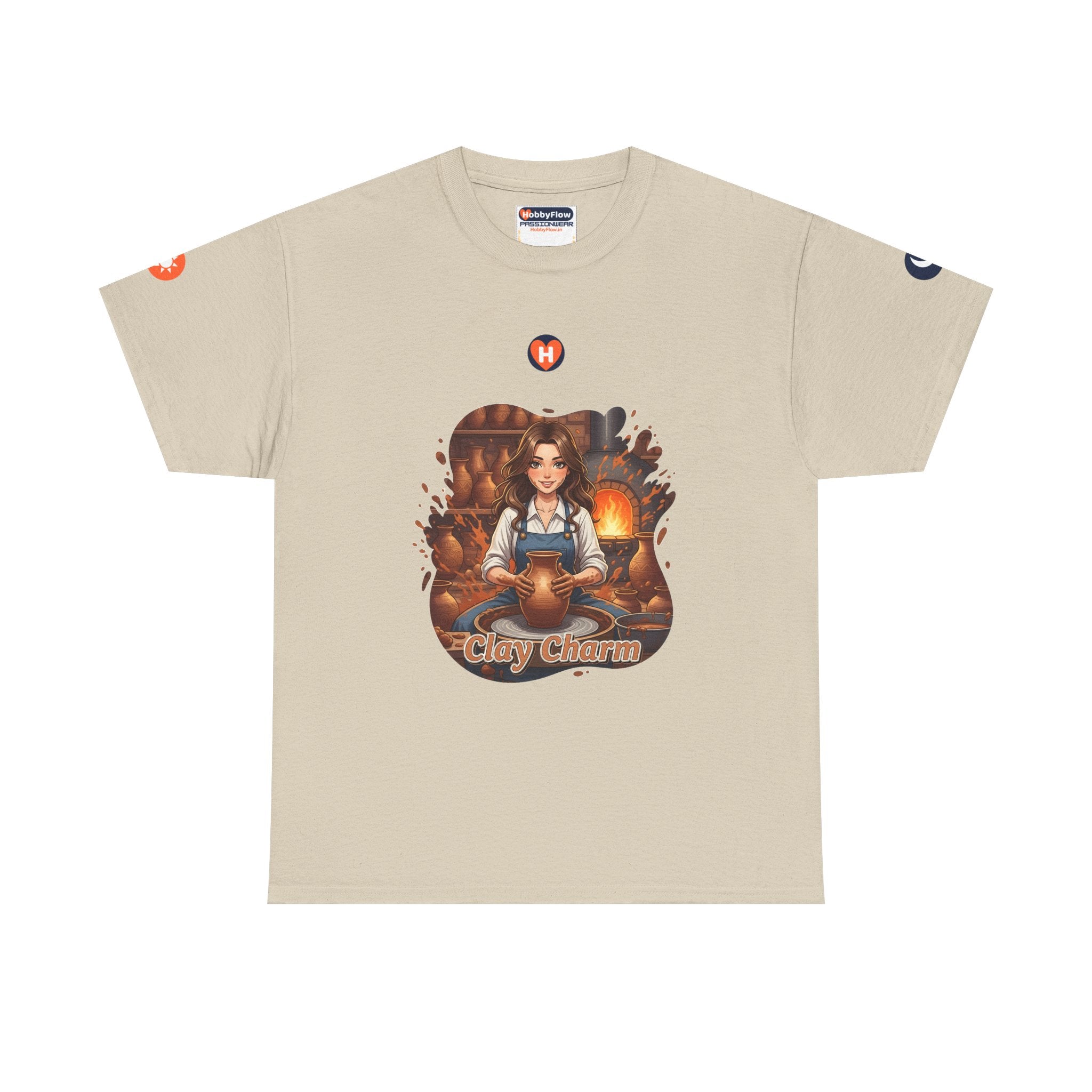 HobbyFlow #101 Pottery Tee - Essential Creative Arts & Crafts Wear: Shape Harmony, Mould the Marvelous!