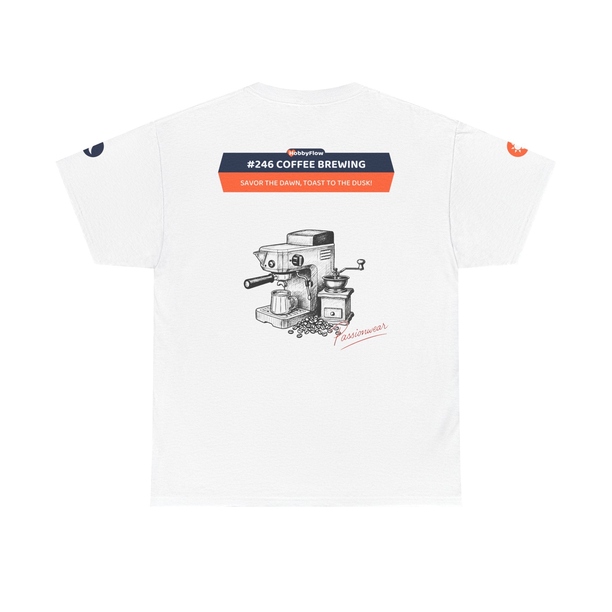 HobbyFlow #246 Coffee brewing Tee - Essential Food & Drink Wear: Savor the Dawn, Toast to the Dusk!