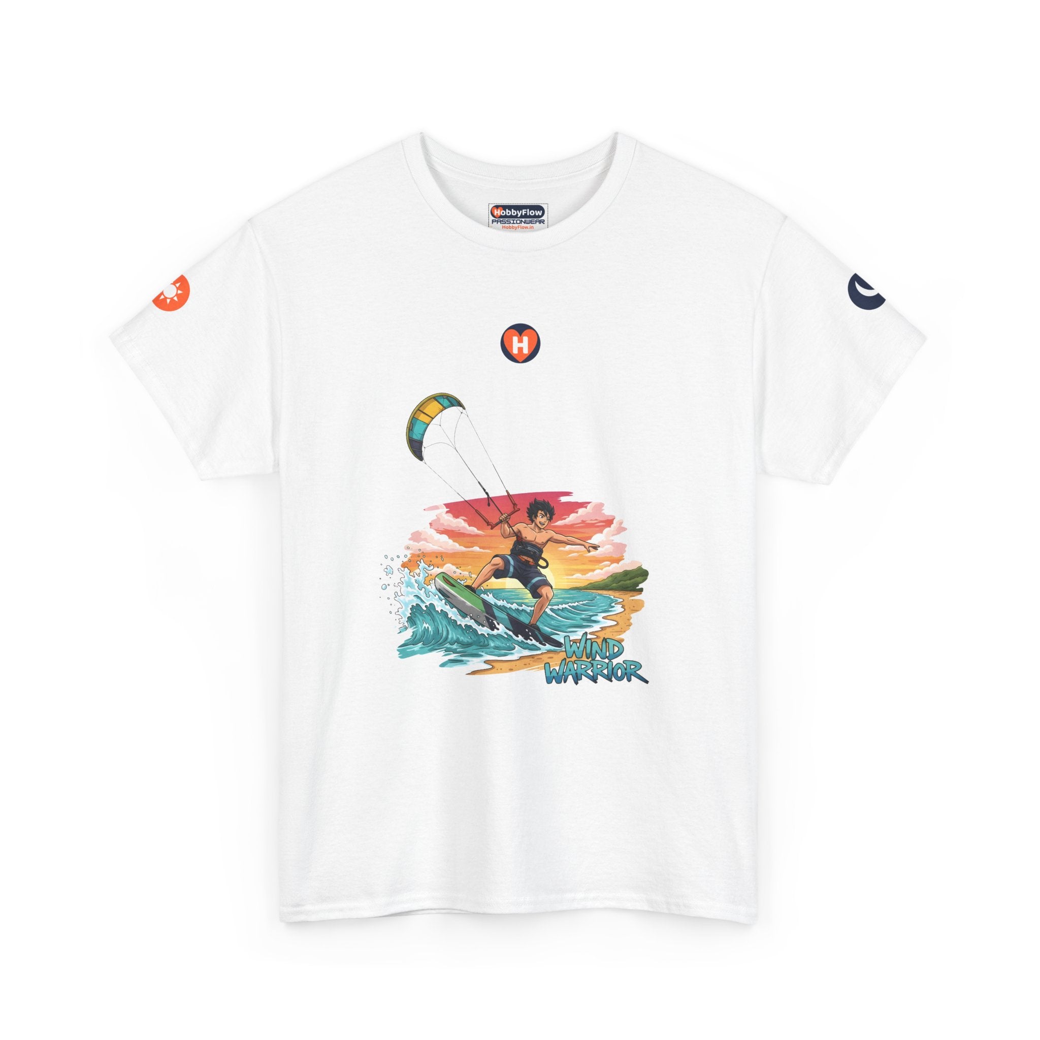 HobbyFlow #14 Kiteboarding Tee - Essential Sports & Adventure Wear: Dance with Gusts, Glide on Crests!