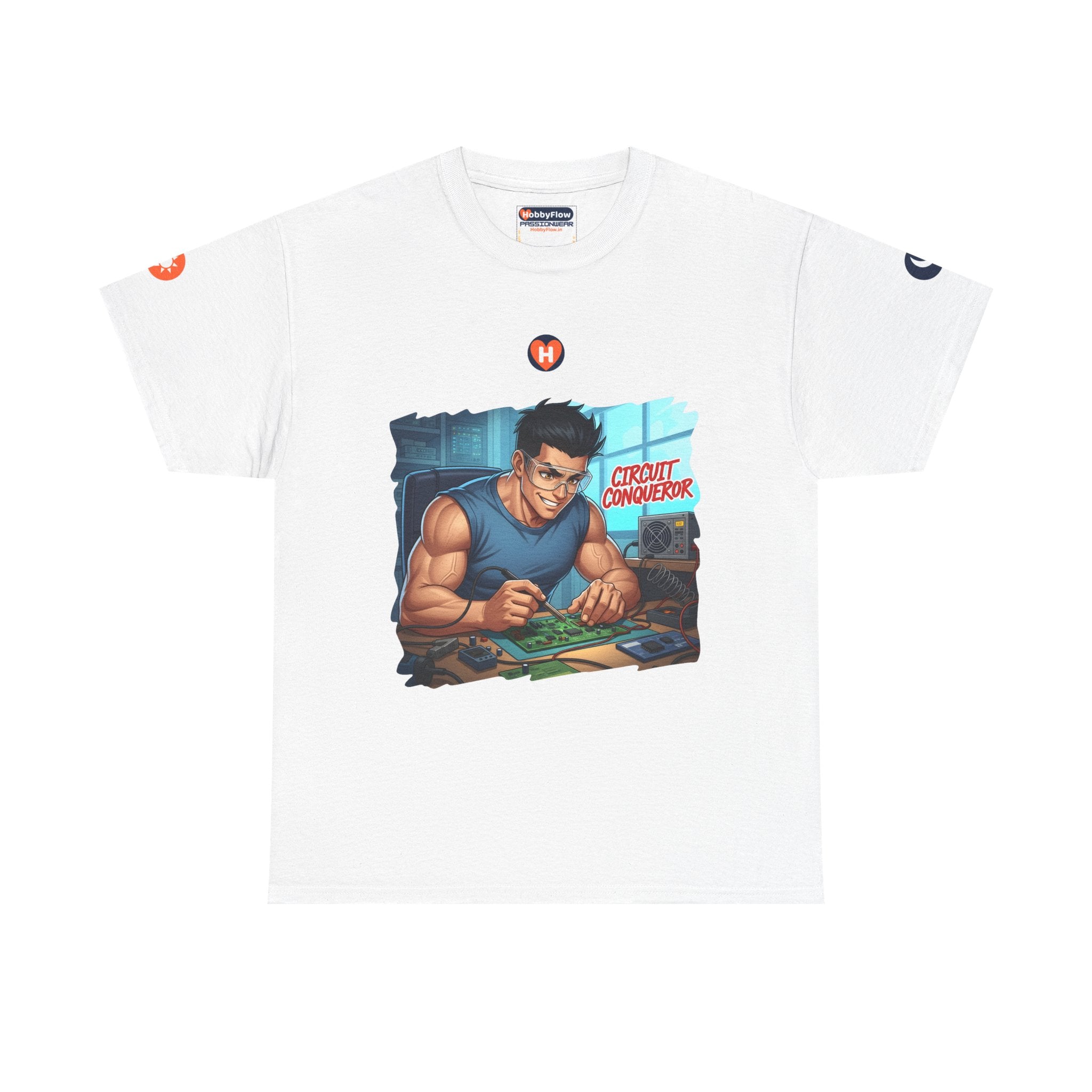 HobbyFlow #228 Electronics projects Tee - Essential Technology & DIY Wear: Craft Currents, Spark the Spectacular!