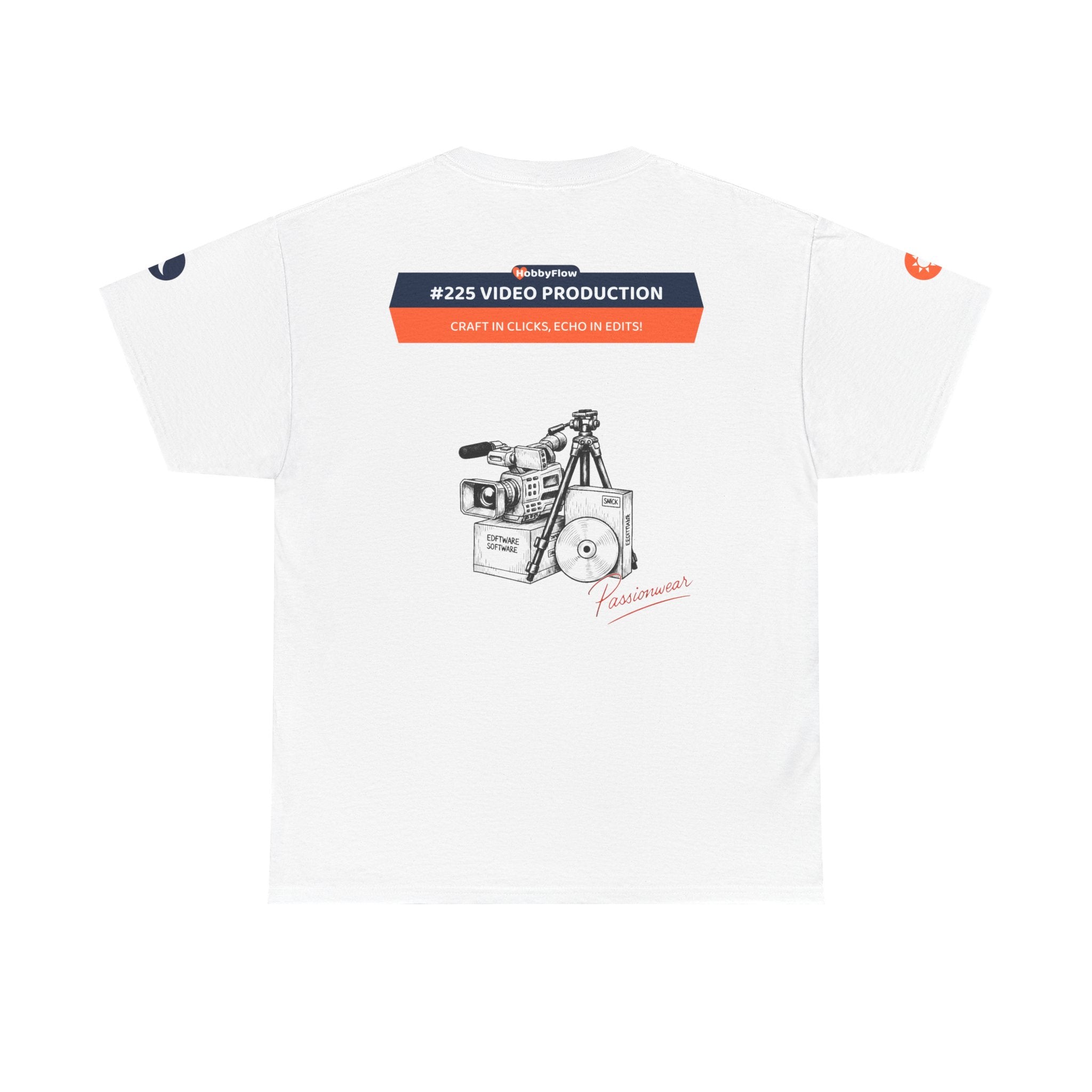 HobbyFlow #225 Video production Tee - Essential Technology & DIY Wear: Craft in Clicks, Echo in Edits!