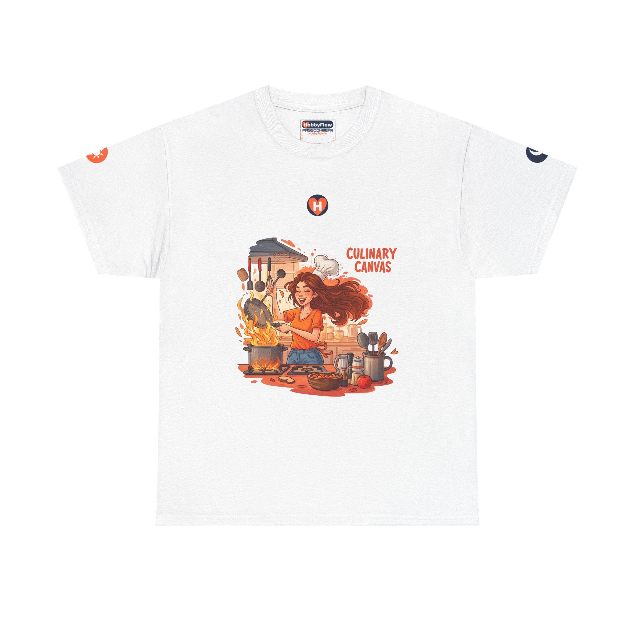 HobbyFlow #232 Cooking Tee - Essential Food & Drink Wear: Savor Life, Stir Love's Banquet!