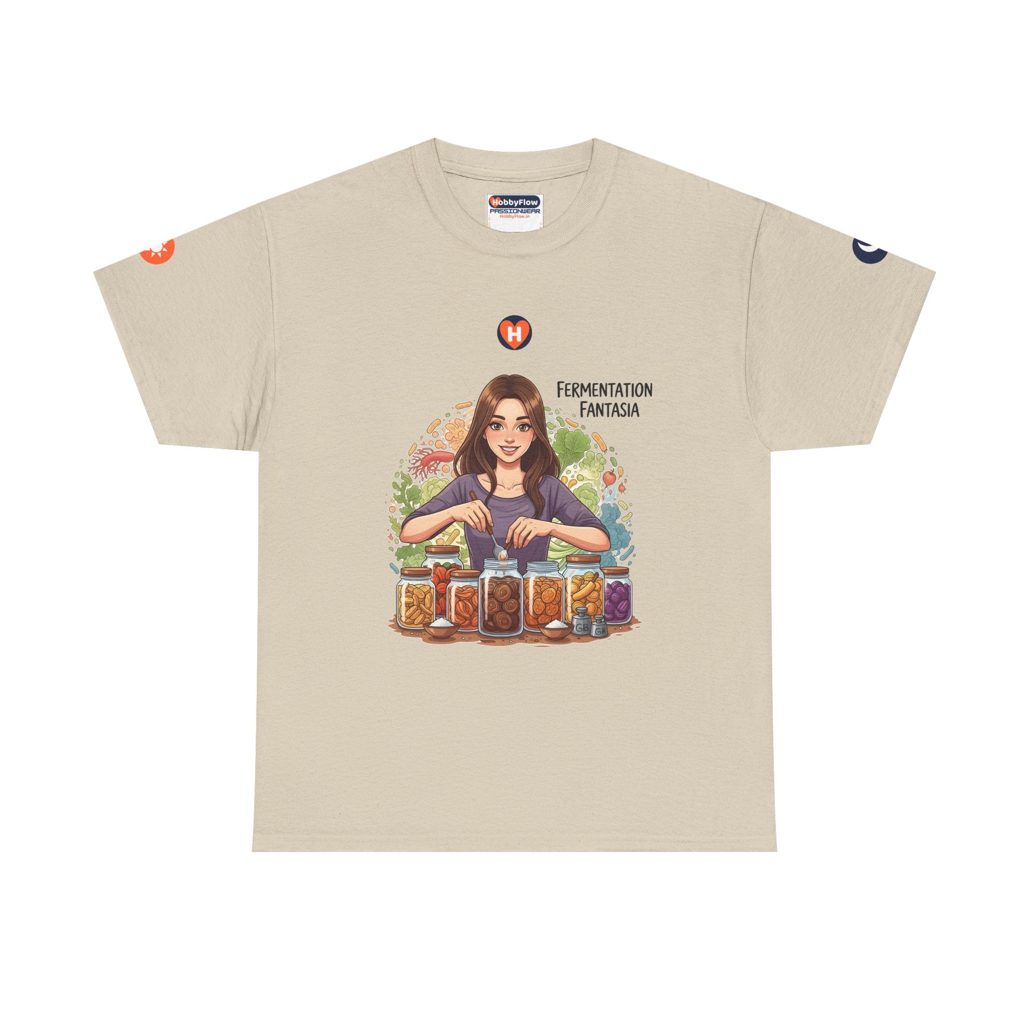 HobbyFlow #237 Fermenting Tee - Essential Food & Drink Wear: Bubble Bliss, Savor Aged Symphony!