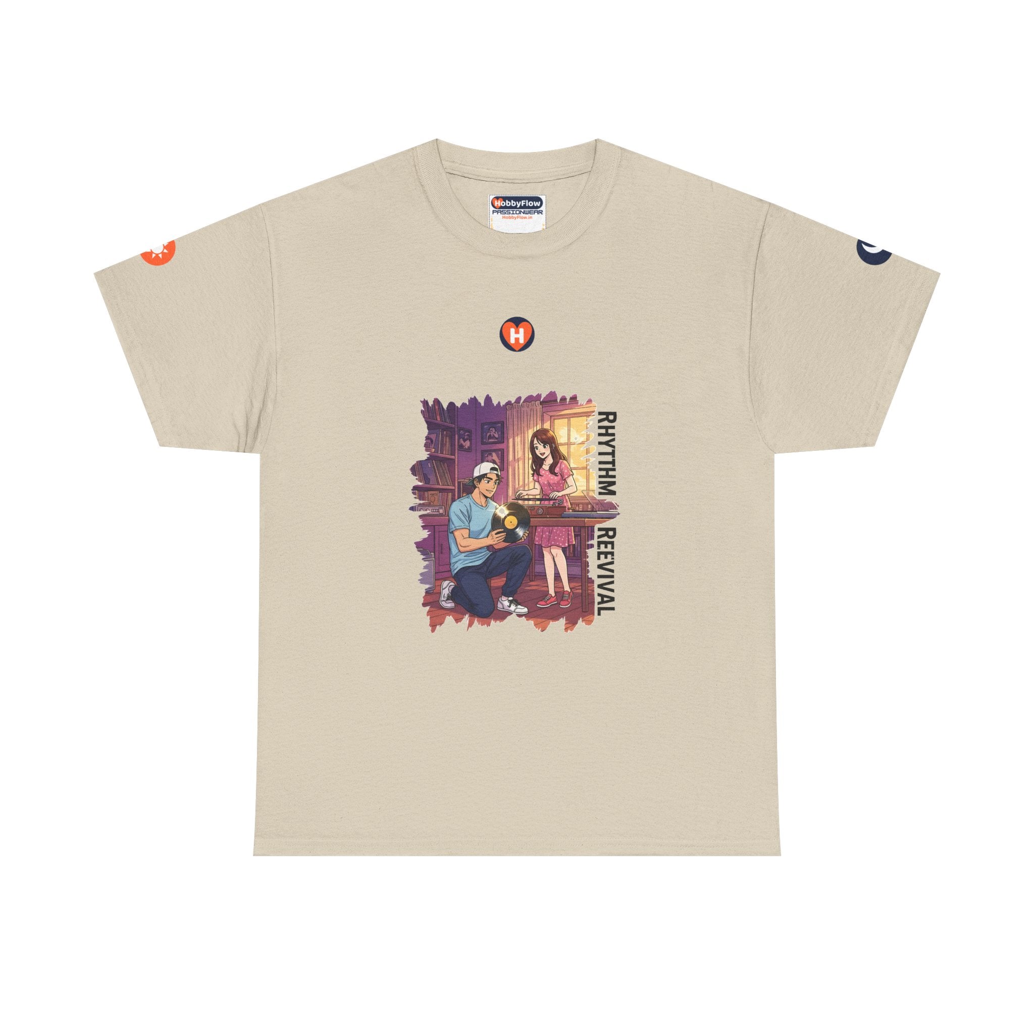 HobbyFlow #188 Vinyl record collecting Tee - Essential Games & Collecting Wear: Spin the Past, Feel the Future!