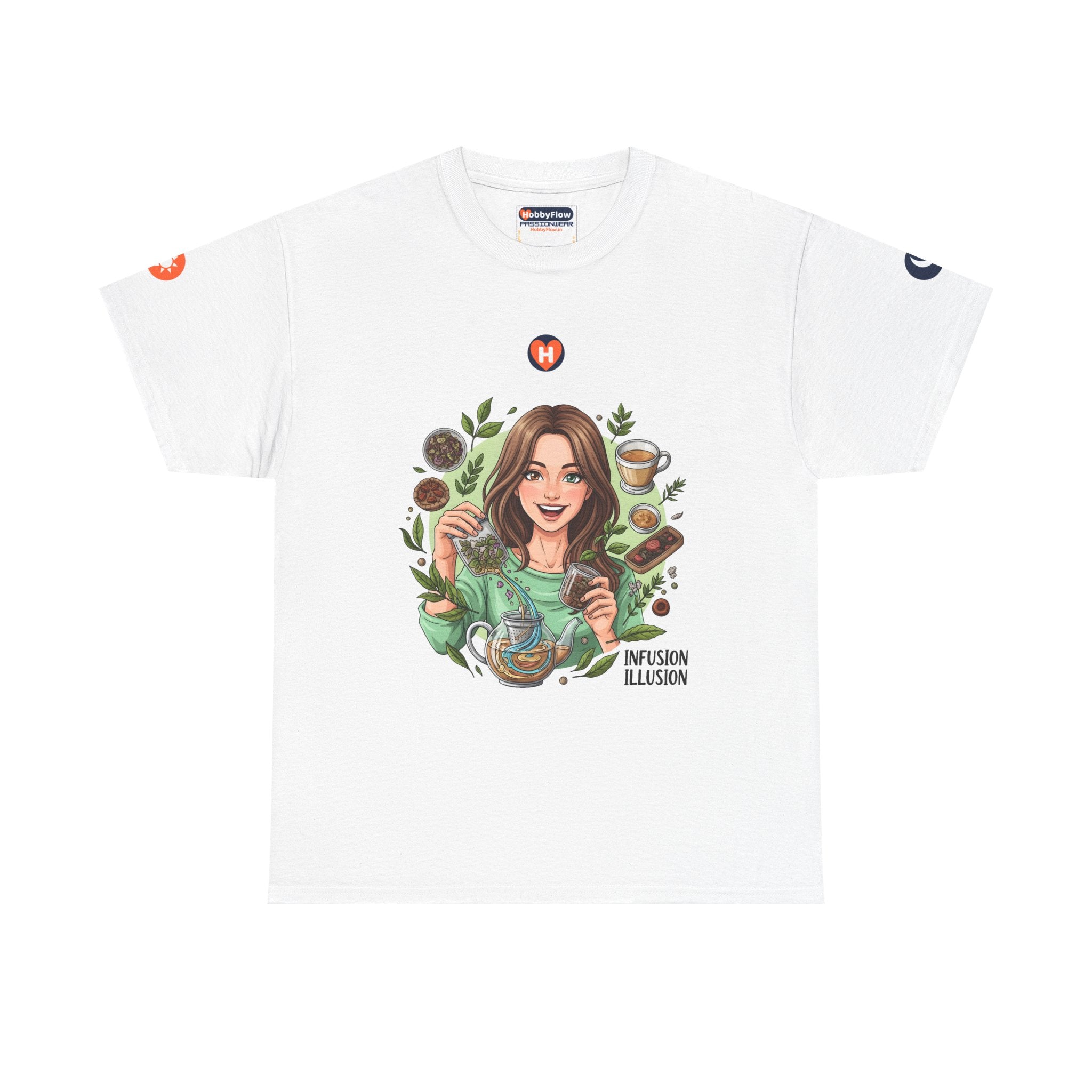 HobbyFlow #247 Tea blending Tee - Essential Food & Drink Wear: Brew Mystique, Steep in Wonder!