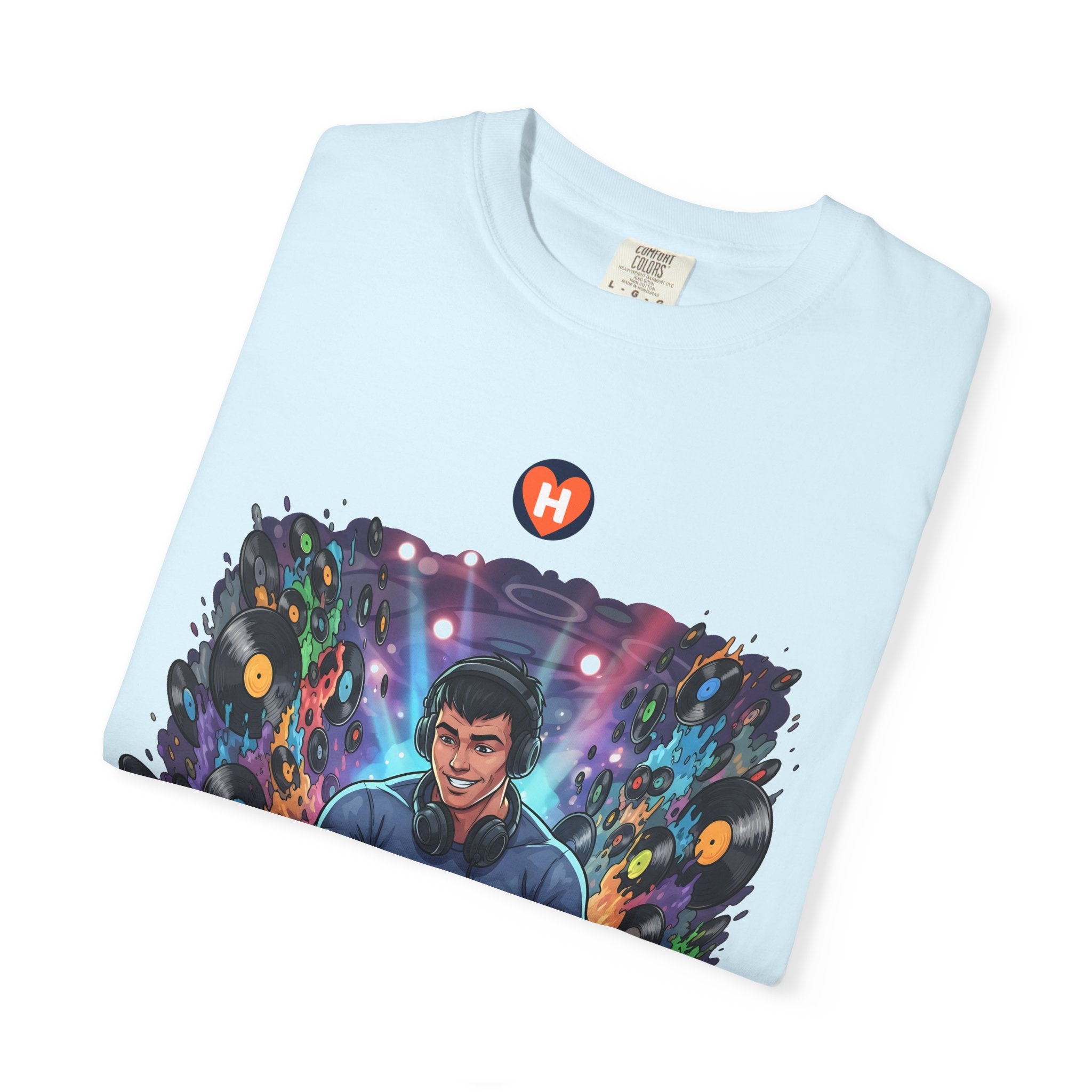 HobbyFlow Mens Essential Vinyl DJing (DJ for turntables) Passionwear