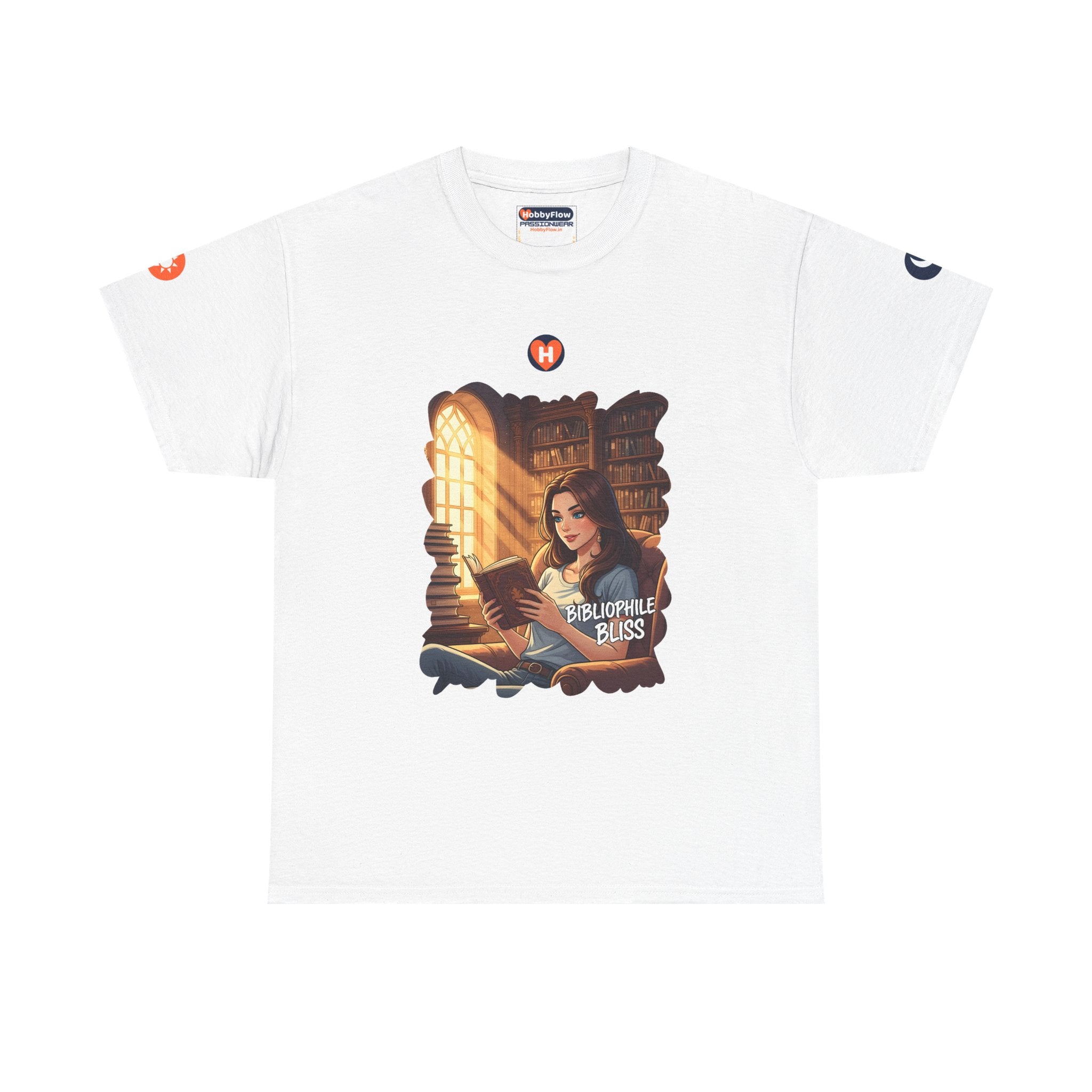 HobbyFlow #189 Book collecting Tee - Essential Games & Collecting Wear: Pages Bound, Unleash Profound!