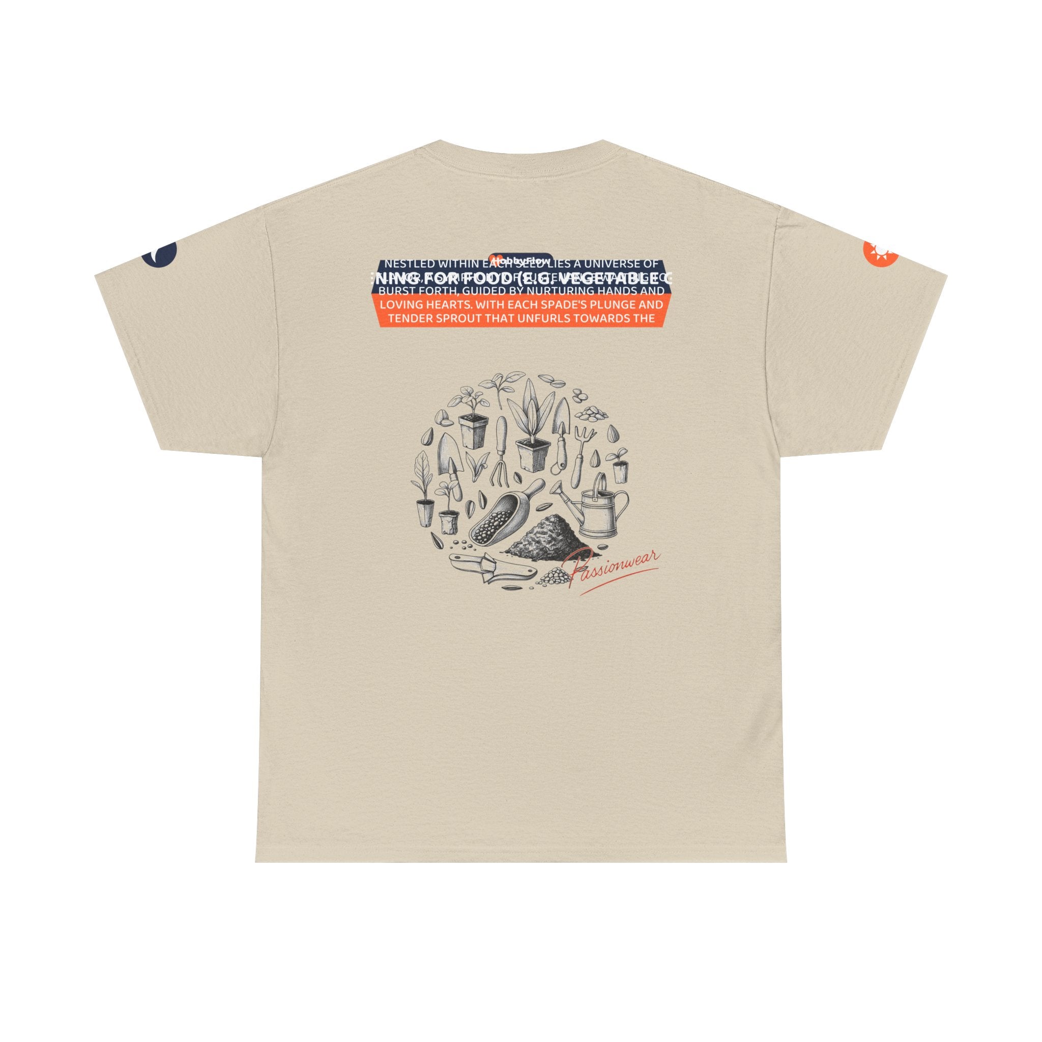 HobbyFlow #251 Gardening for food (e.g. vegetable gardening) Tee - Essential Food & Drink Wear: Sow today, feast tomorrow!