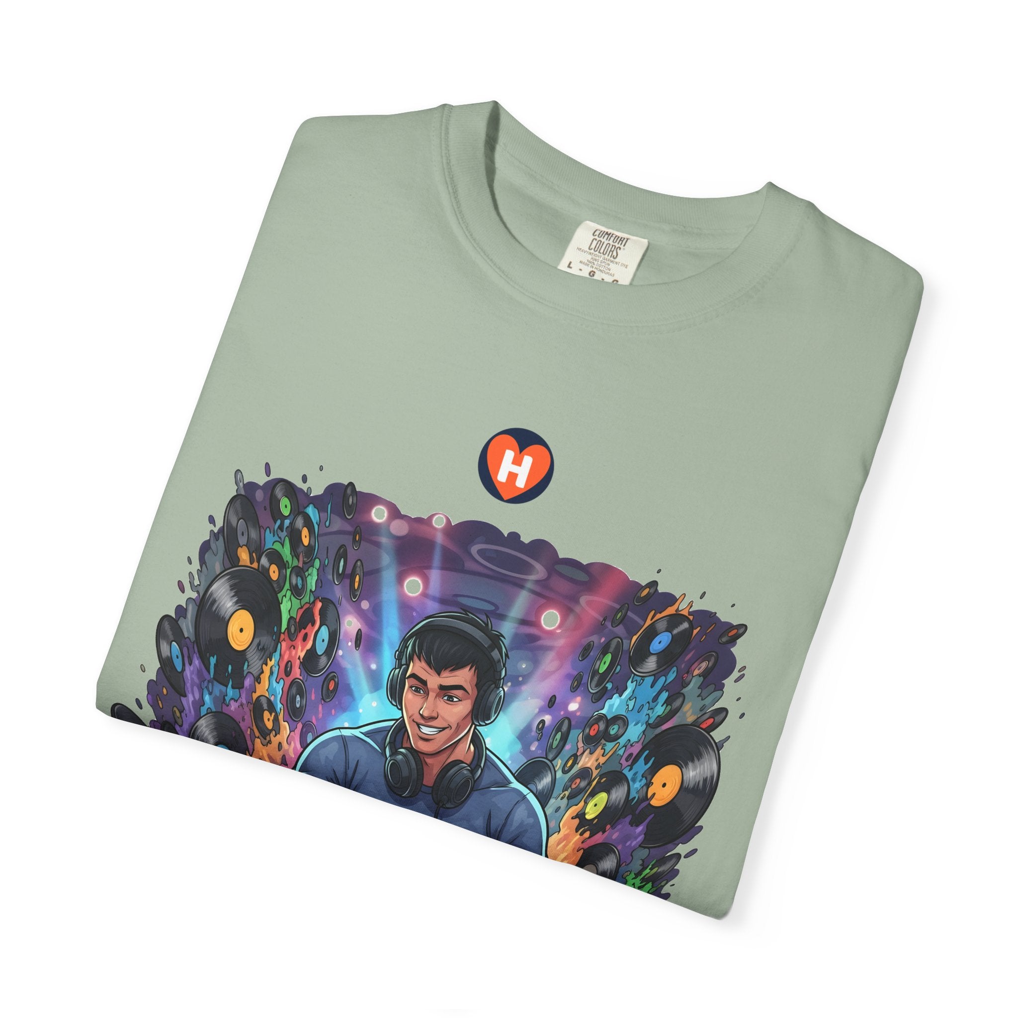 HobbyFlow Mens Essential Vinyl DJing (DJ for turntables) Passionwear