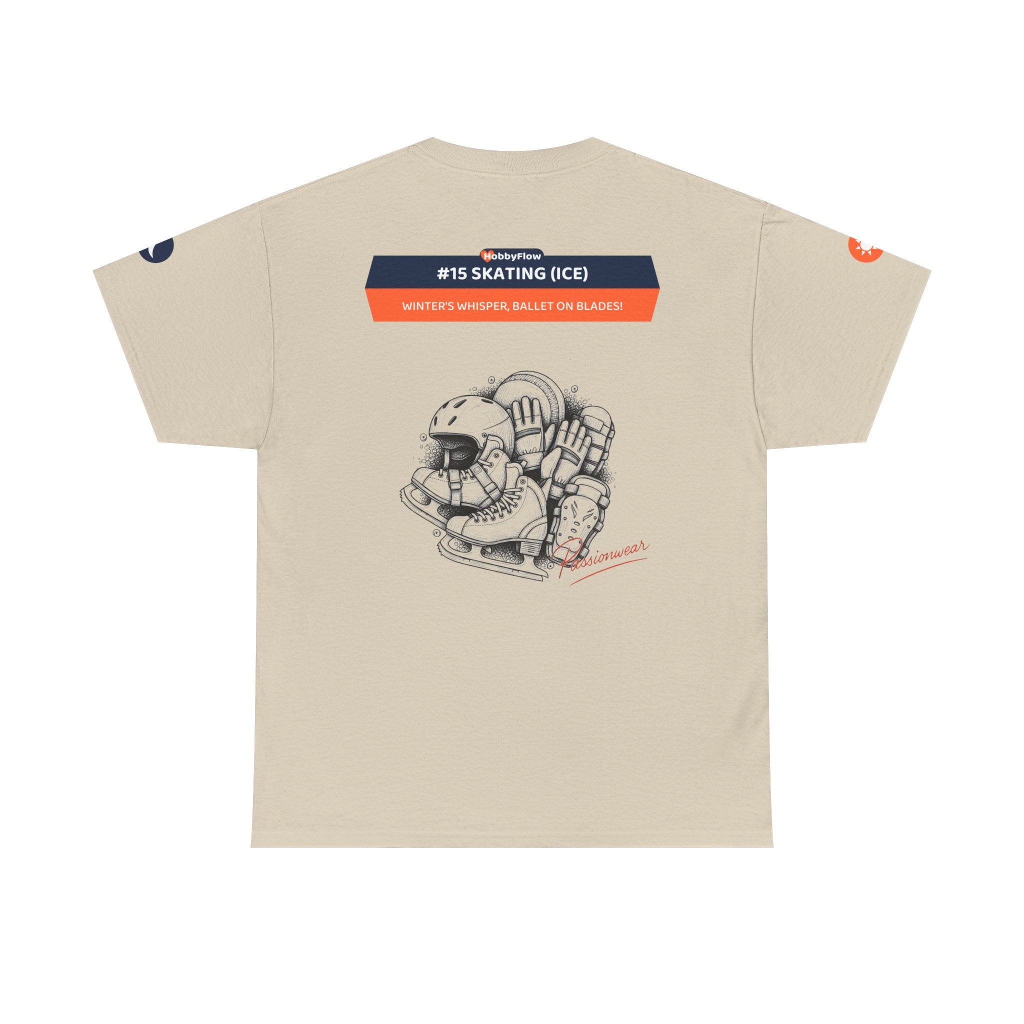 HobbyFlow #15 Skating (Ice) Tee - Essential Sports & Adventure Wear: Winter's Whisper, Ballet on Blades!