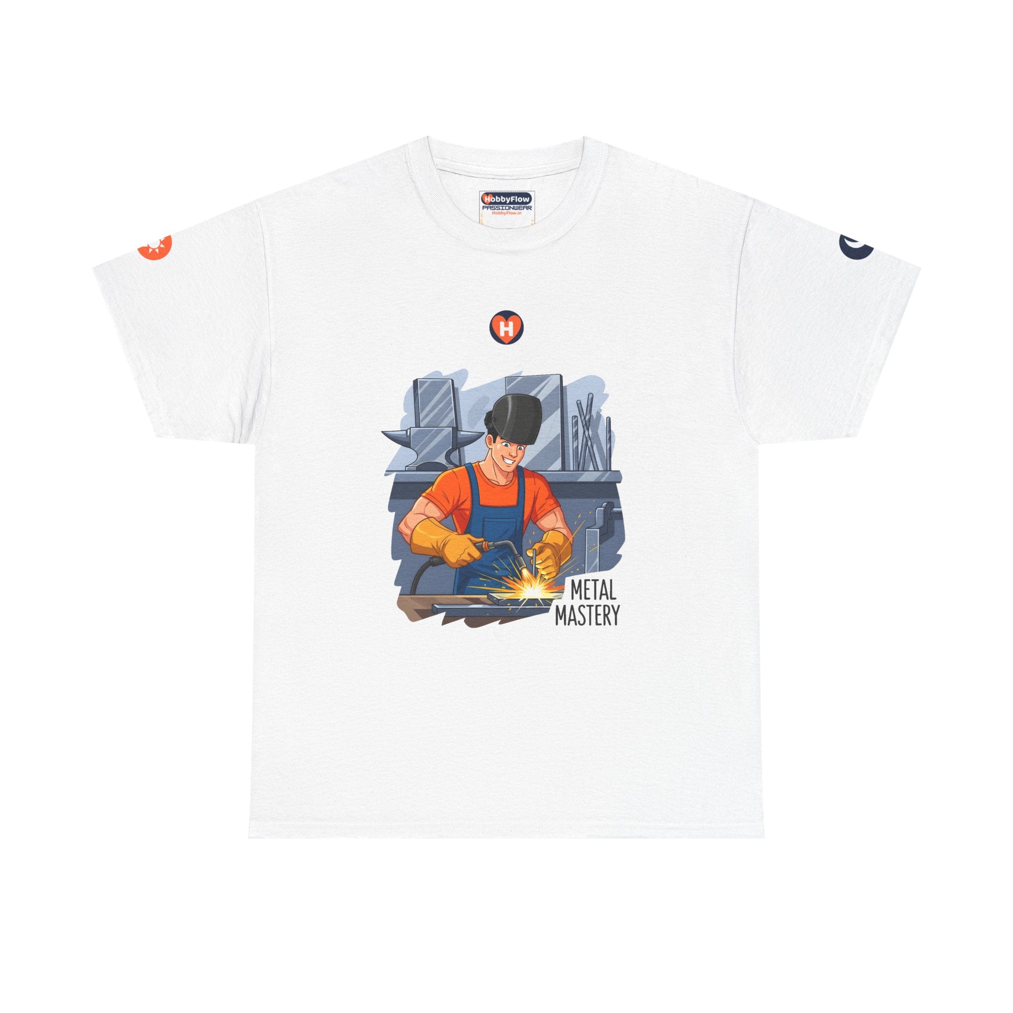 HobbyFlow #105 Metalworking Tee - Essential Creative Arts & Crafts Wear: Chisel the Chaos, Forge the Fantastic!
